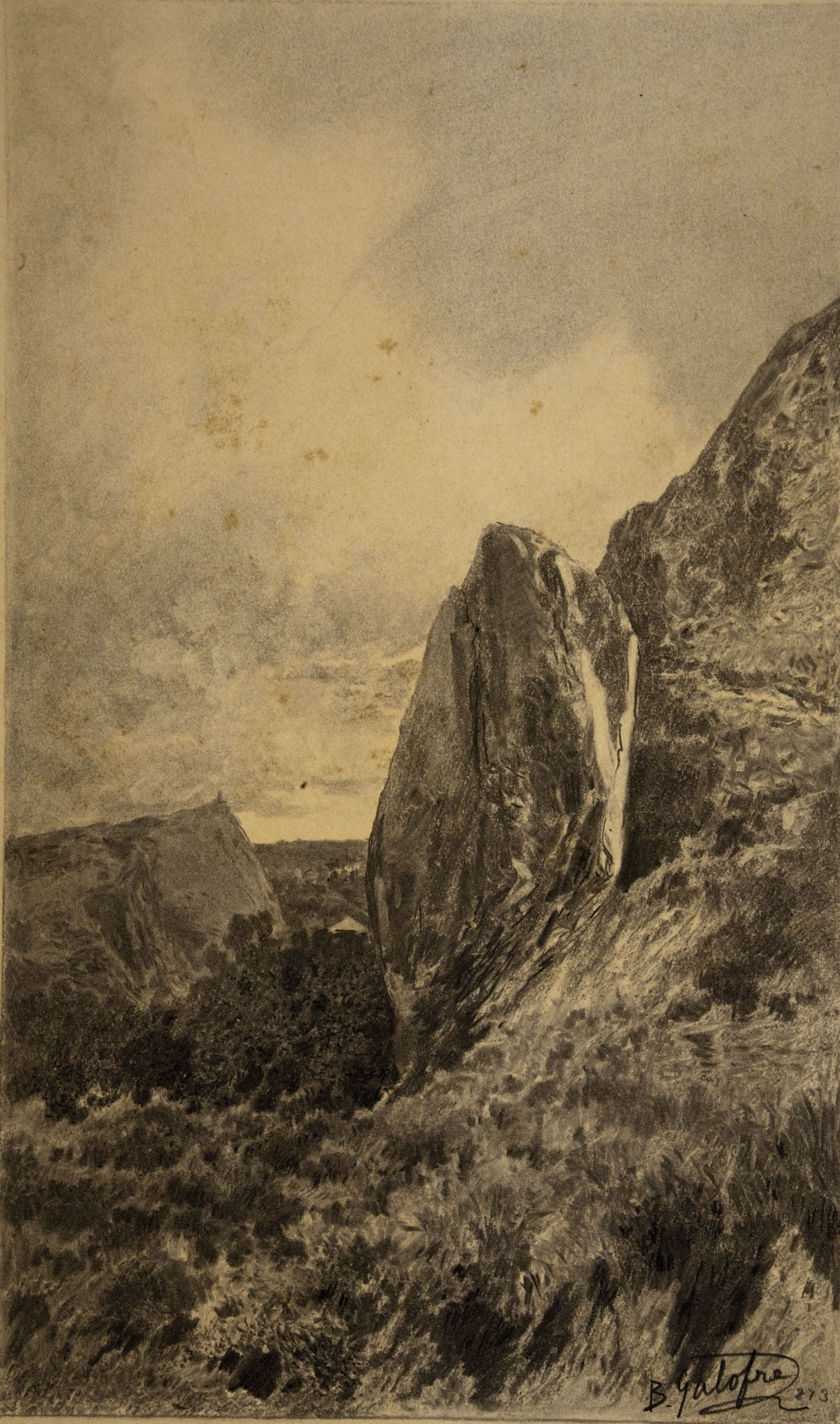 image for: Baldomer Galofre - Paisatge muntanyenc - Cap a 1888