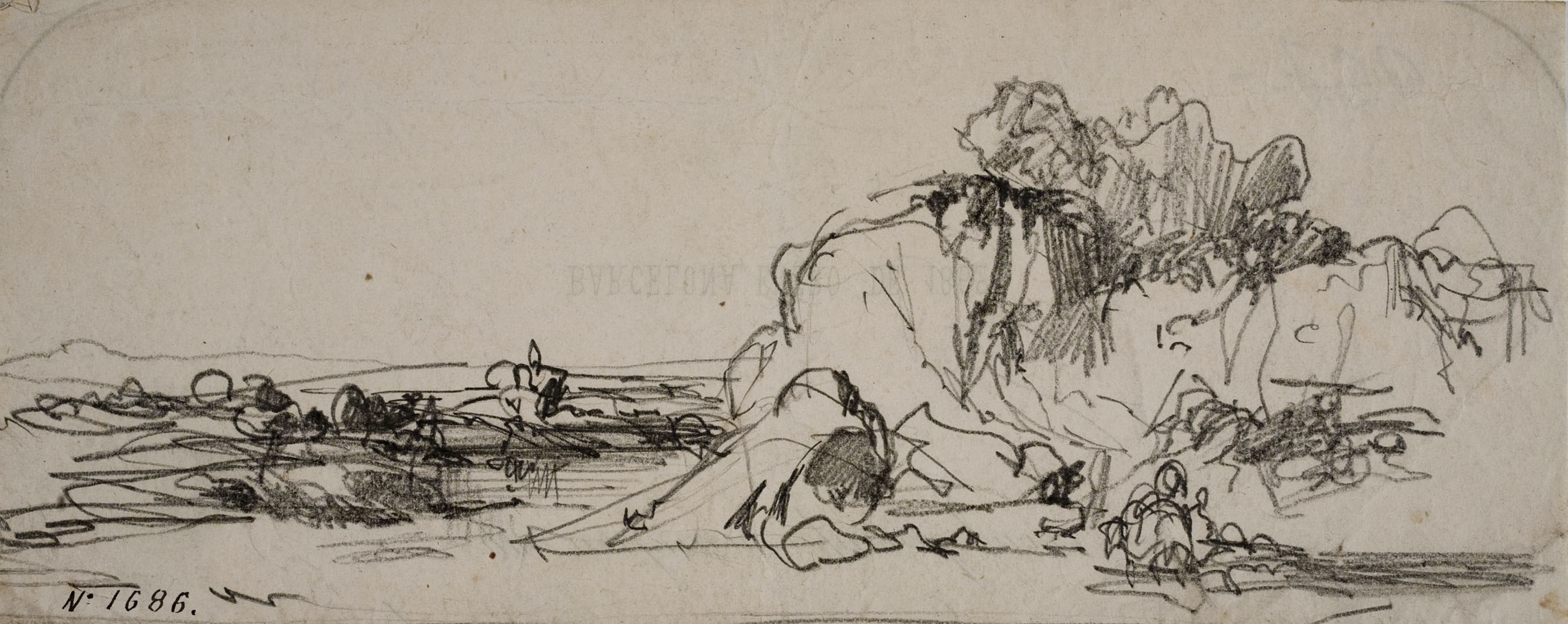 image for: Ramon Martí i Alsina - Paisatge - Cap a 1862