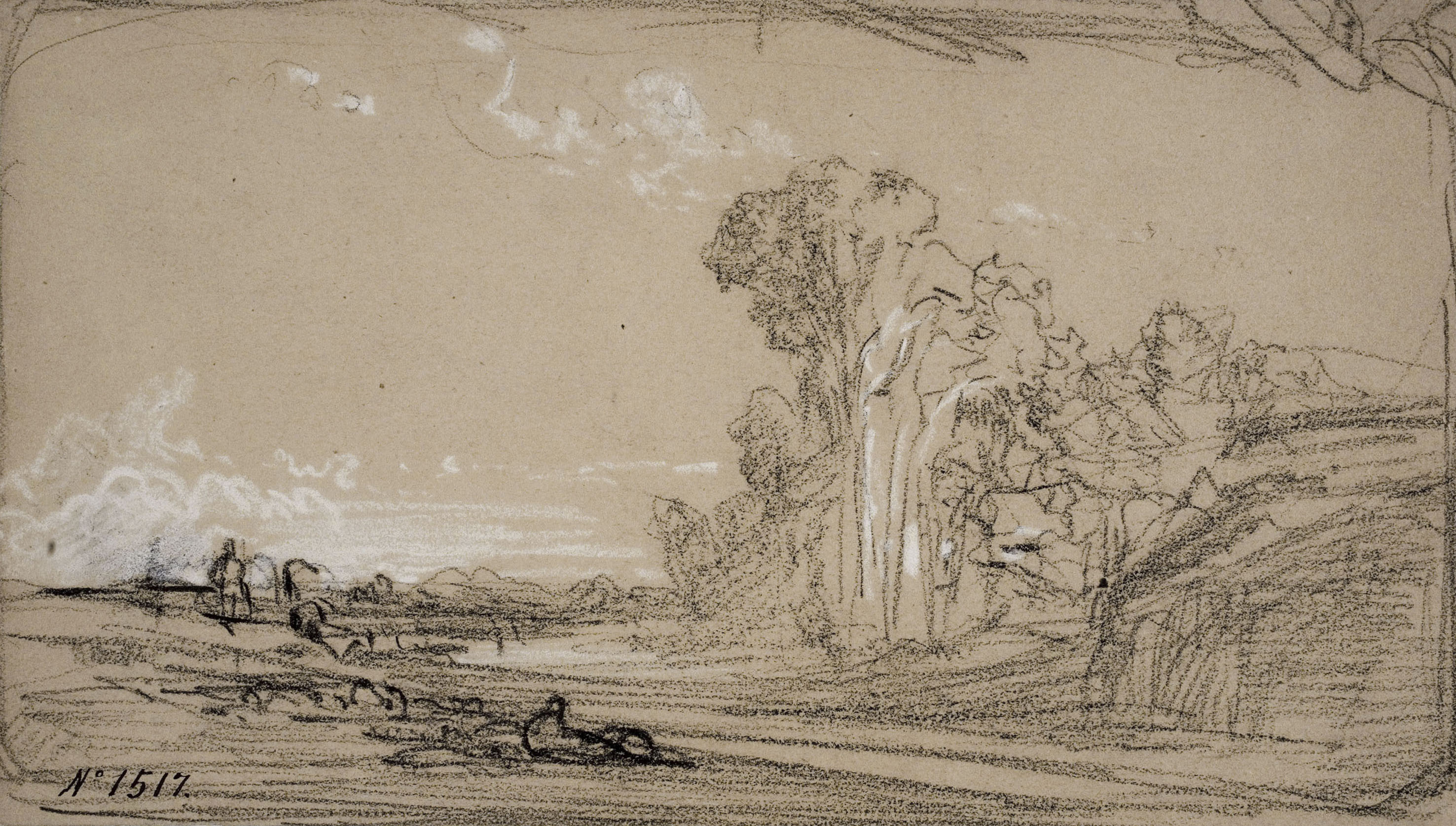 image for: Ramon Martí i Alsina - Una riera (paisatge) - Cap a 1875-1880