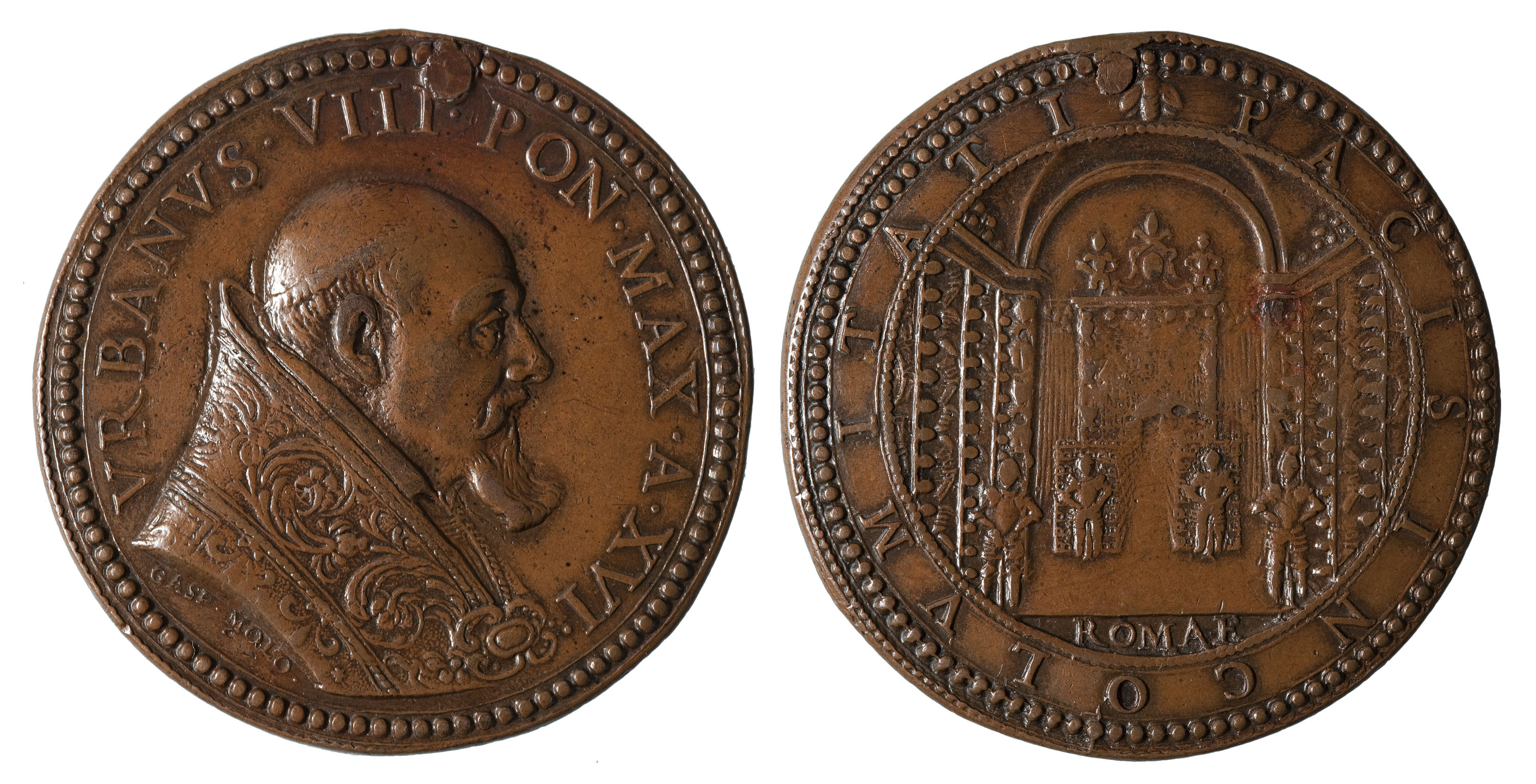 image for: Gaspare Mola - Urbà VIII i la inauguració de l'Armeria Vaticana - 1639