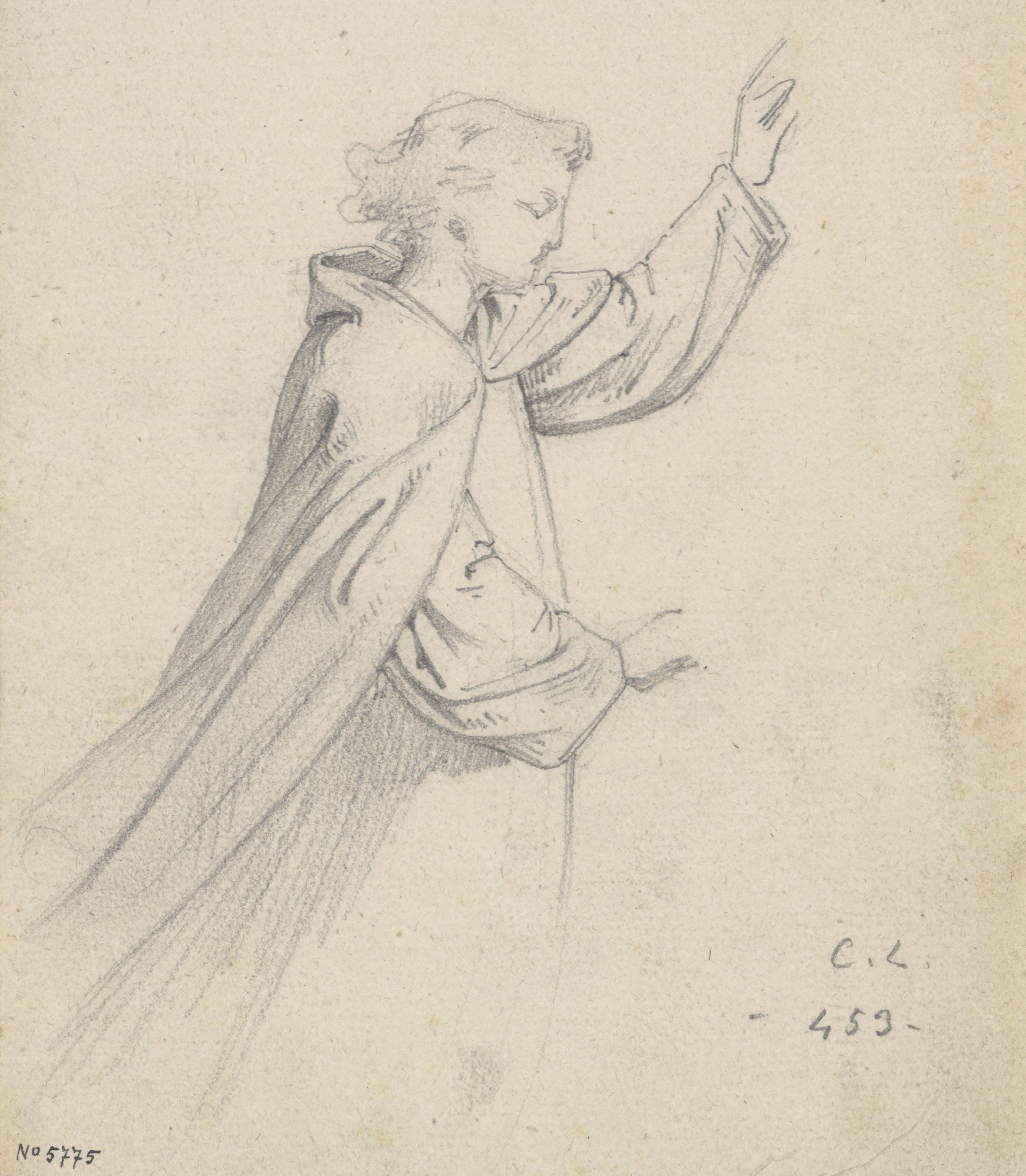 Claudi Lorenzale - Àngel - Cap a 1850-1870 image for: Claudi Lorenzale - Àngel - Cap a 1850-1870