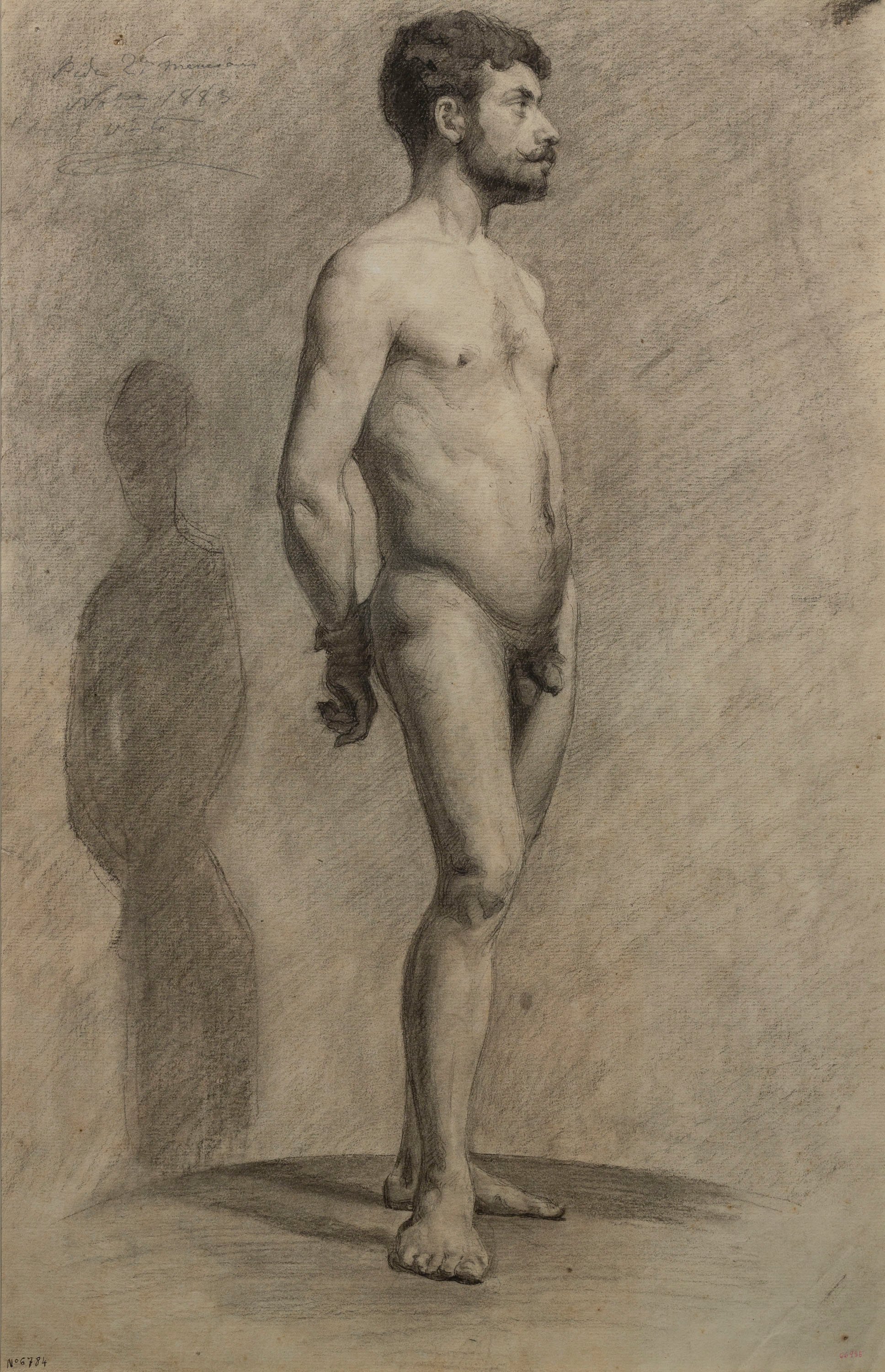 image for: Joan Baixas Carreter - Nu masculí - 1883