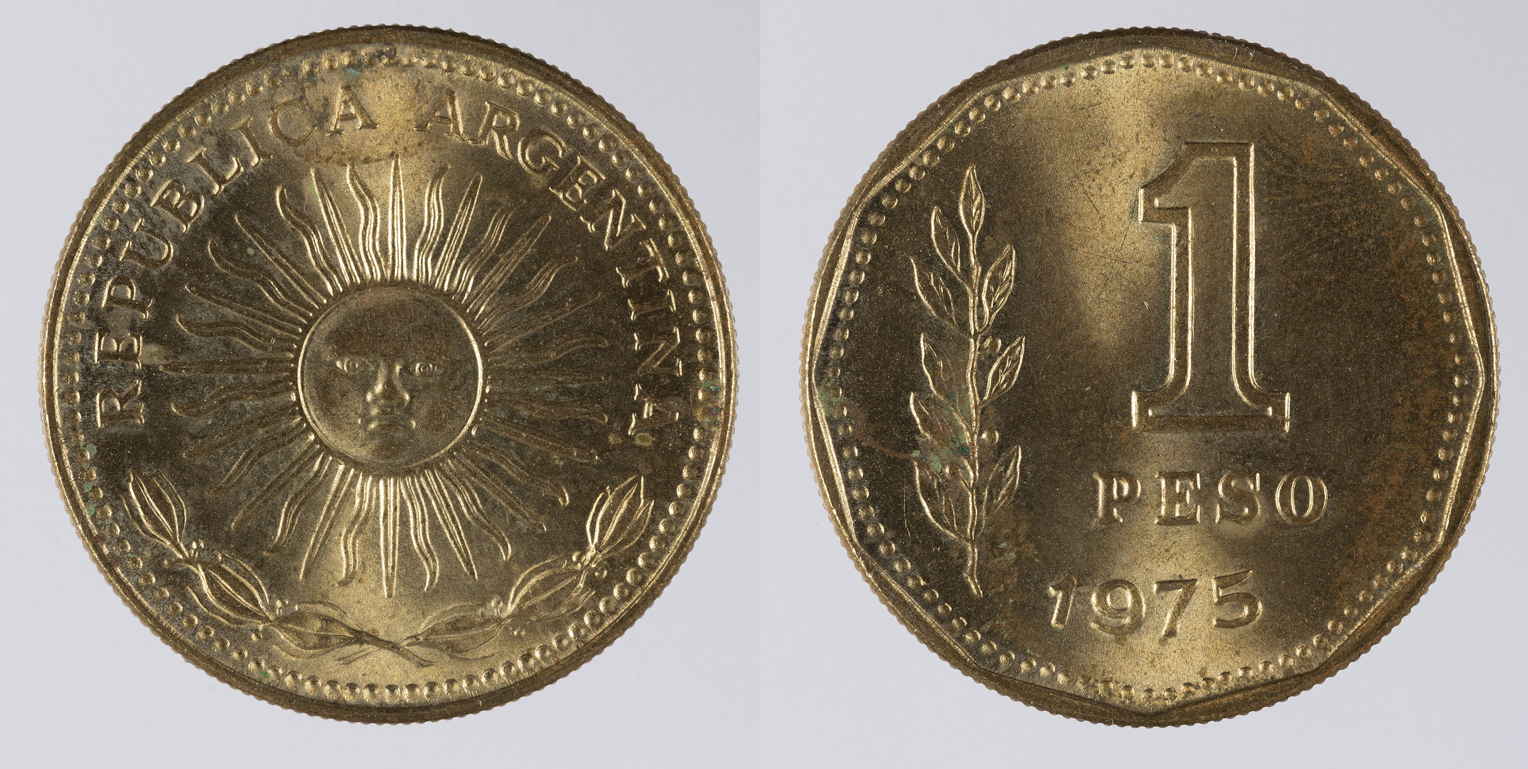 image for: República Argentina - 1 peso - 1975
