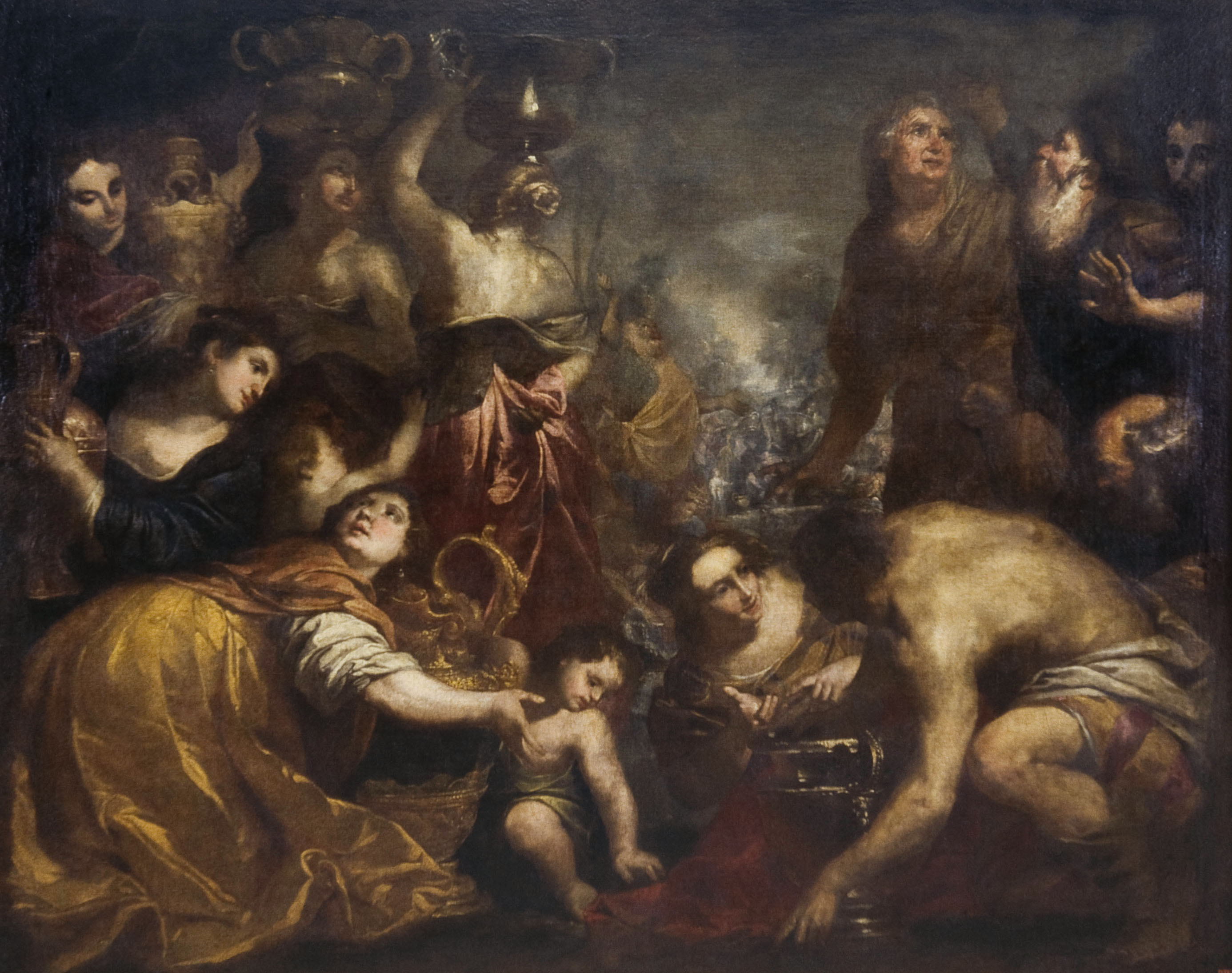 image for: Antonio Maria Vassallo - Els israelites al desert - Entre 1650-1665