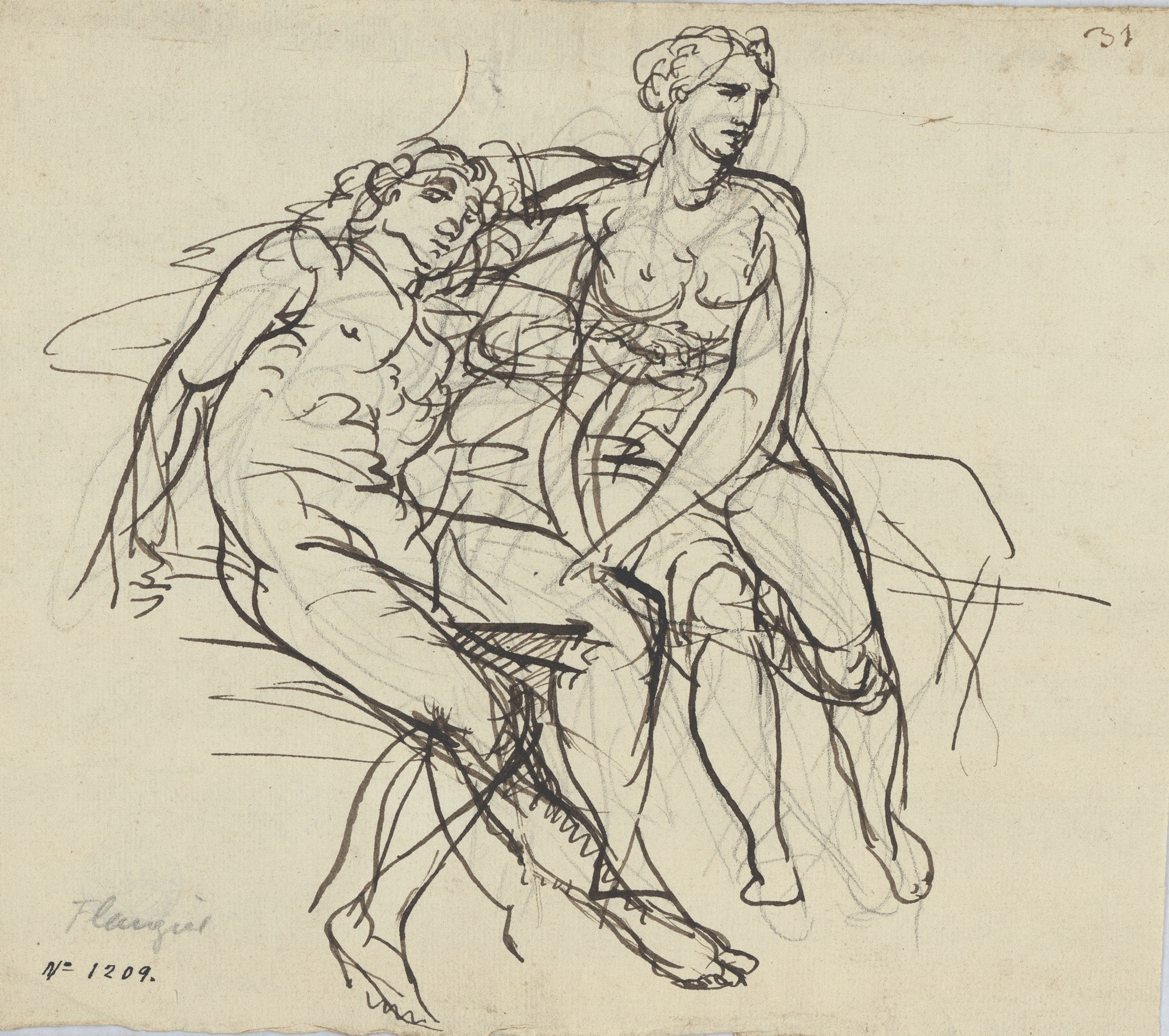 image for: Josep Bernat Flaugier - Venus i Adonis - Cap a 1800-1812