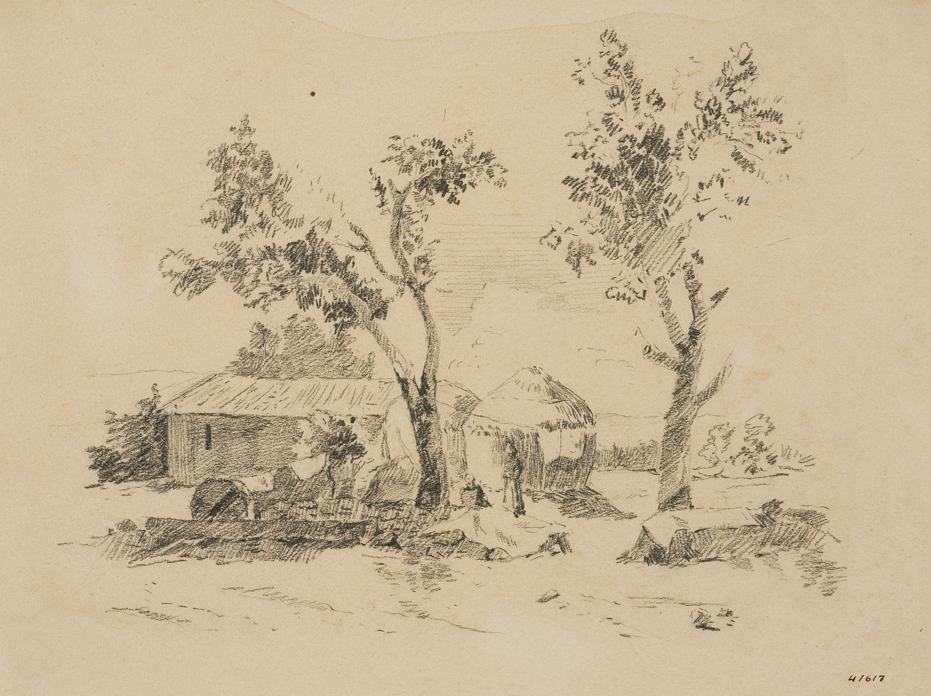 image for: Francesc Gimeno - Estudi de paisatge - Cap a 1878