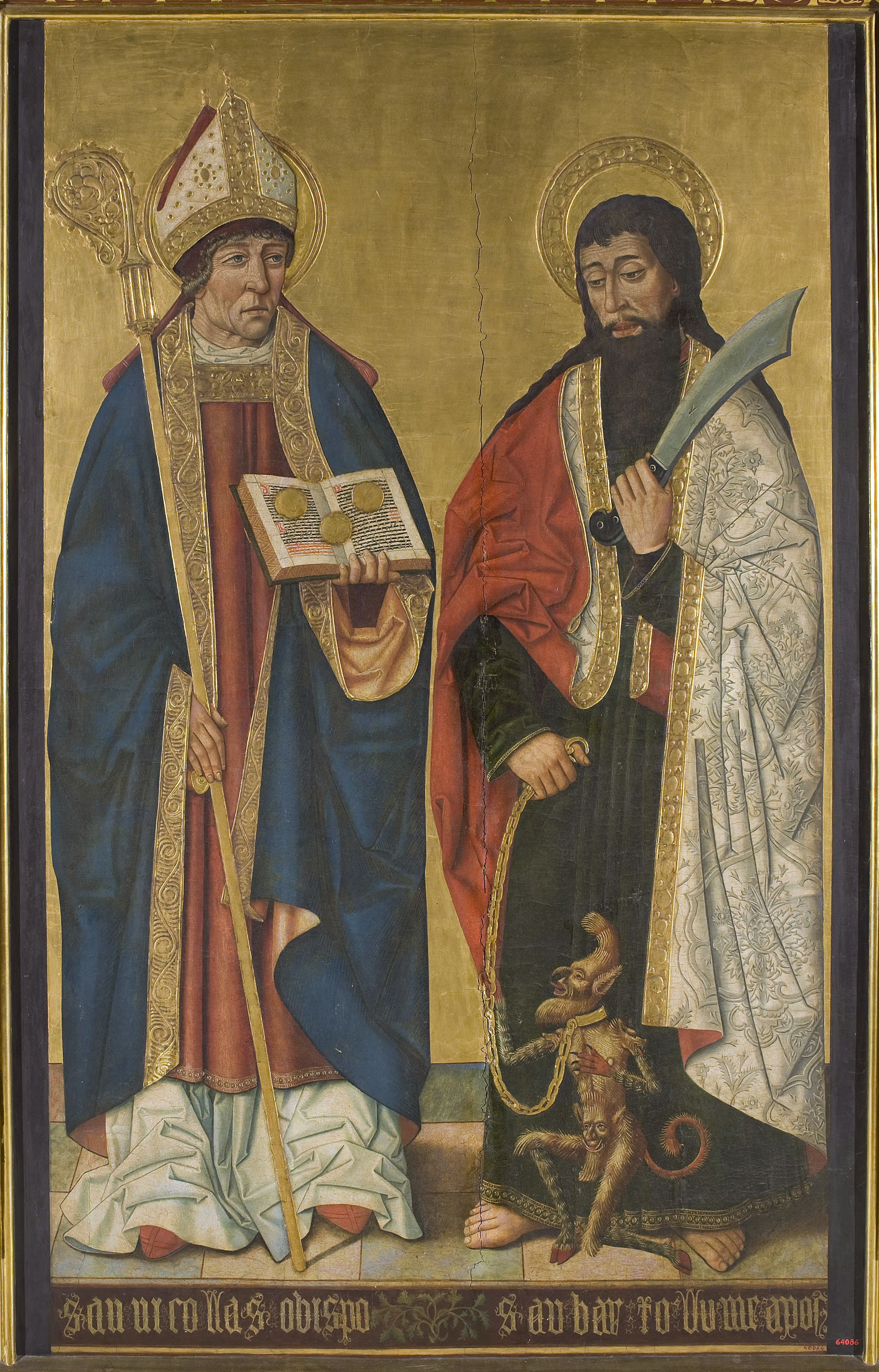 image for: Anònim. Aragó - Sant Nicolau i sant Bartomeu - Últim quart del segle XV