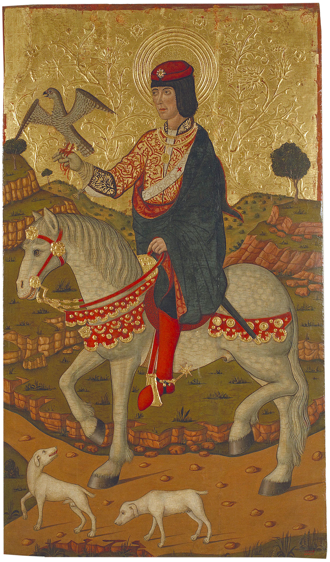 image for: Pere Garcia de Benavarri - Sant Julià a cavall - Cap a 1470-1485