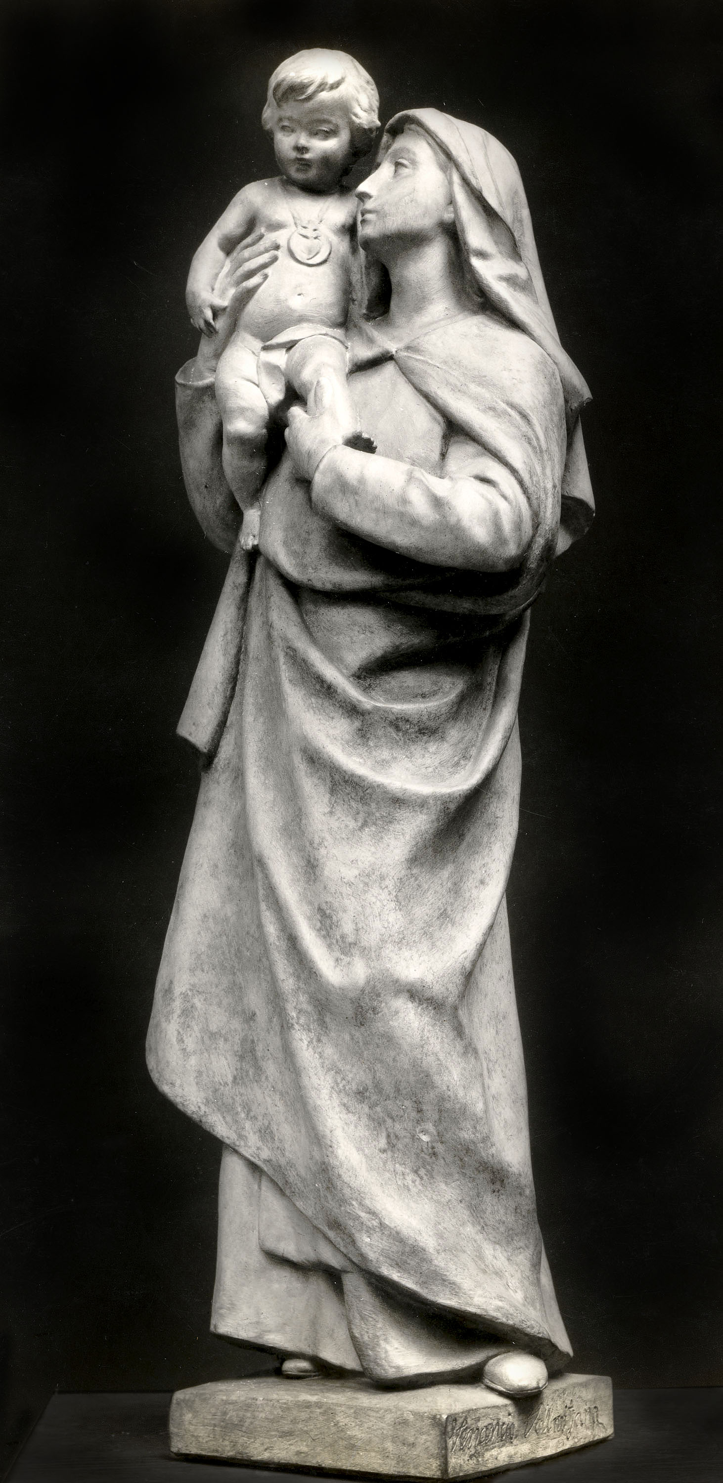 image for: Venanci Vallmitjana - Mare de Déu amb l'infant - Cap a 1890