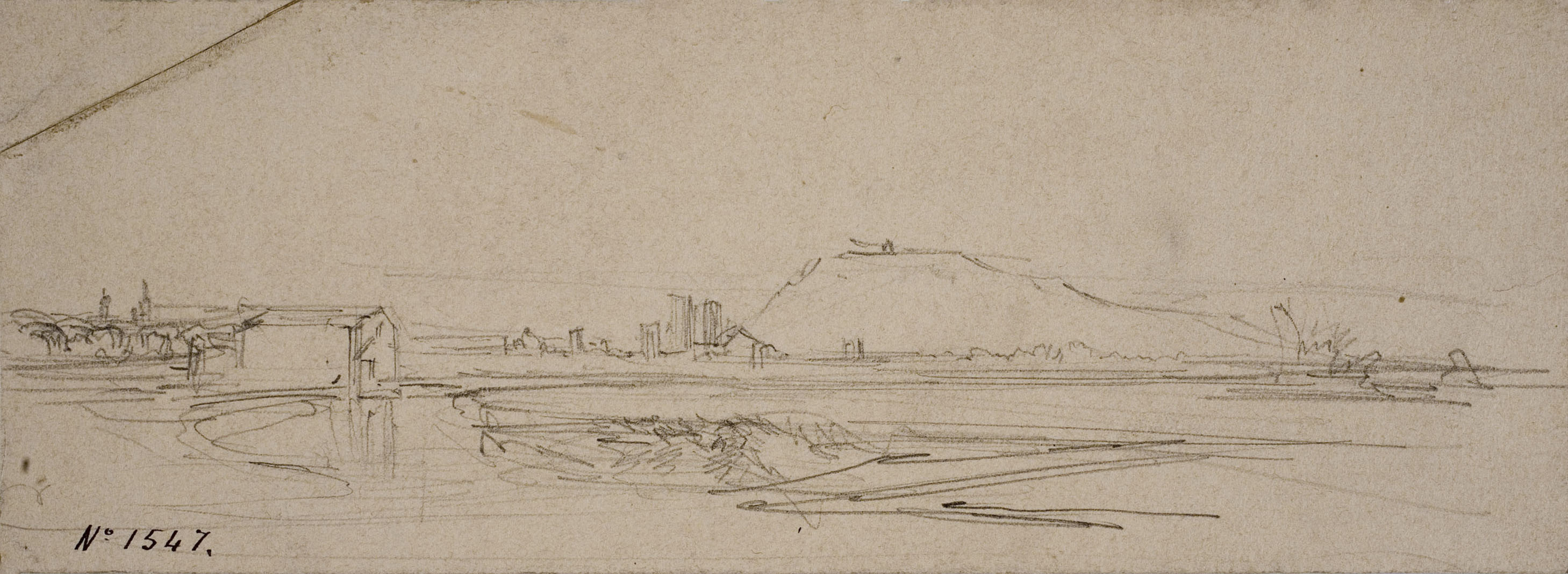 image for: Ramon Martí i Alsina - Vista de Montjuïc - Cap a 1855-1860