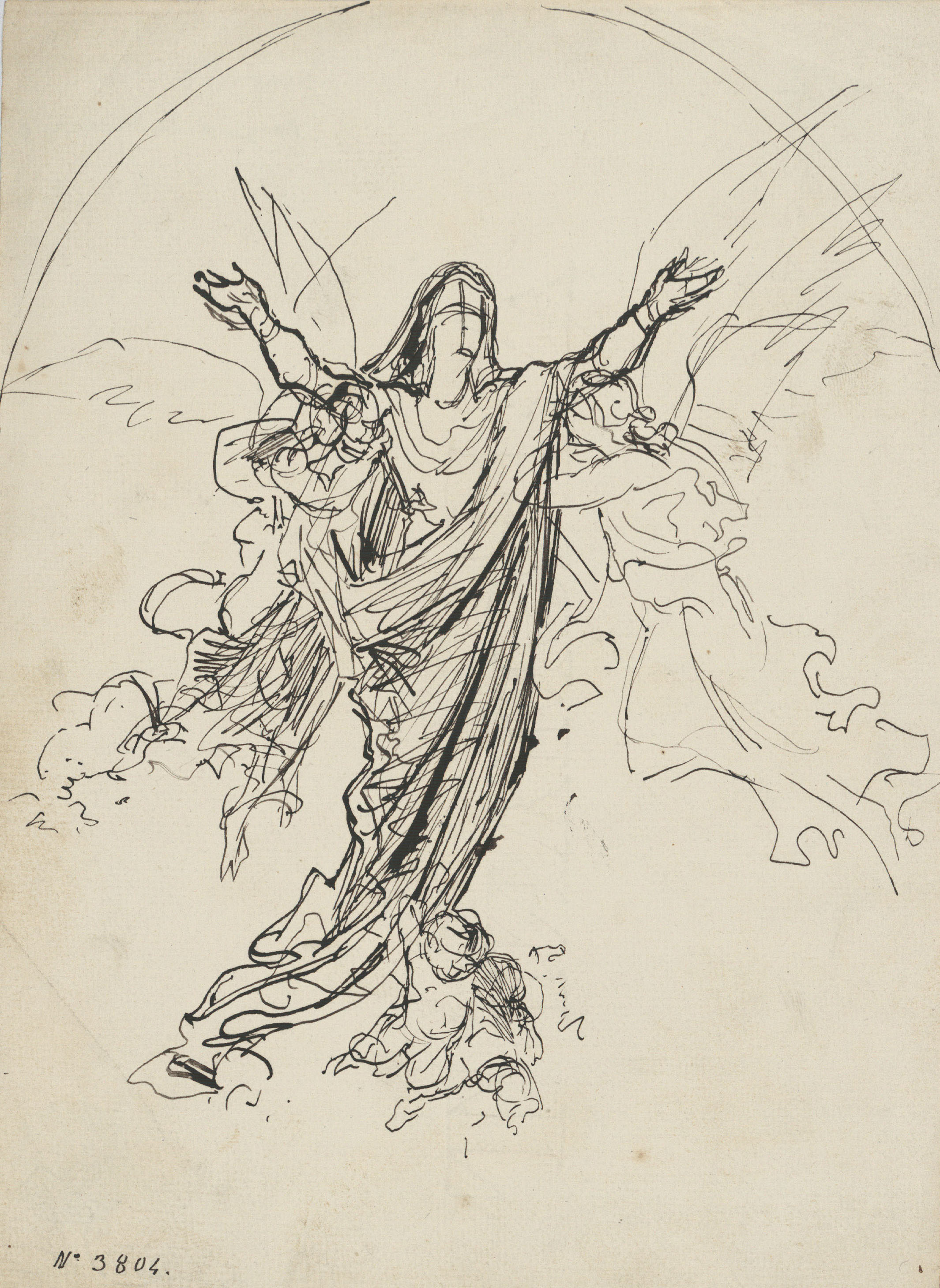 image for: Francesc Torras - L'assumpció de la mare de Déu - Cap a 1874