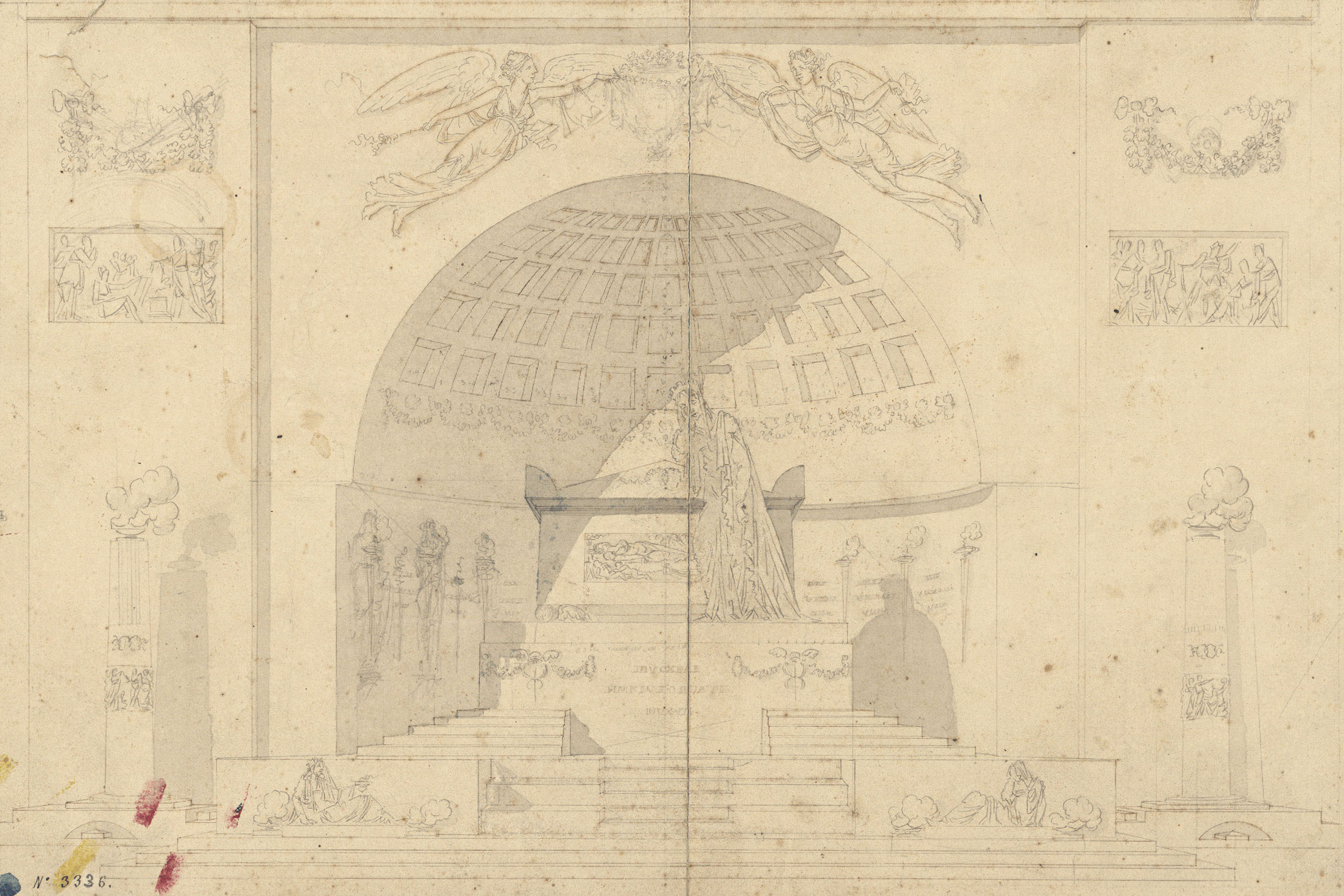 image for: Joaquim Rigalt - Projecte de mausoleu - Cap a 1821