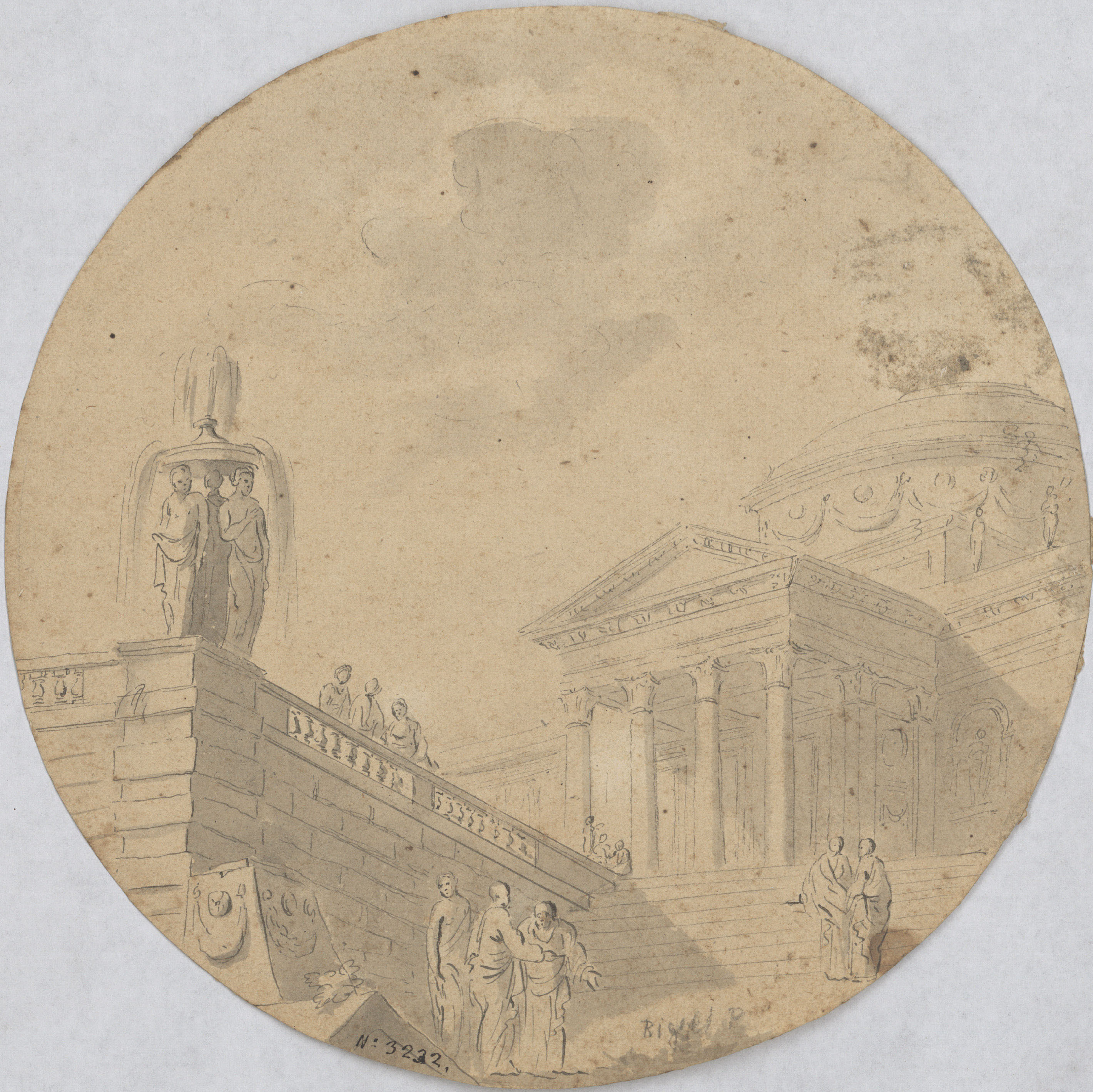 image for: Pau Rigalt - Escena clàssica - Cap a 1820-1830