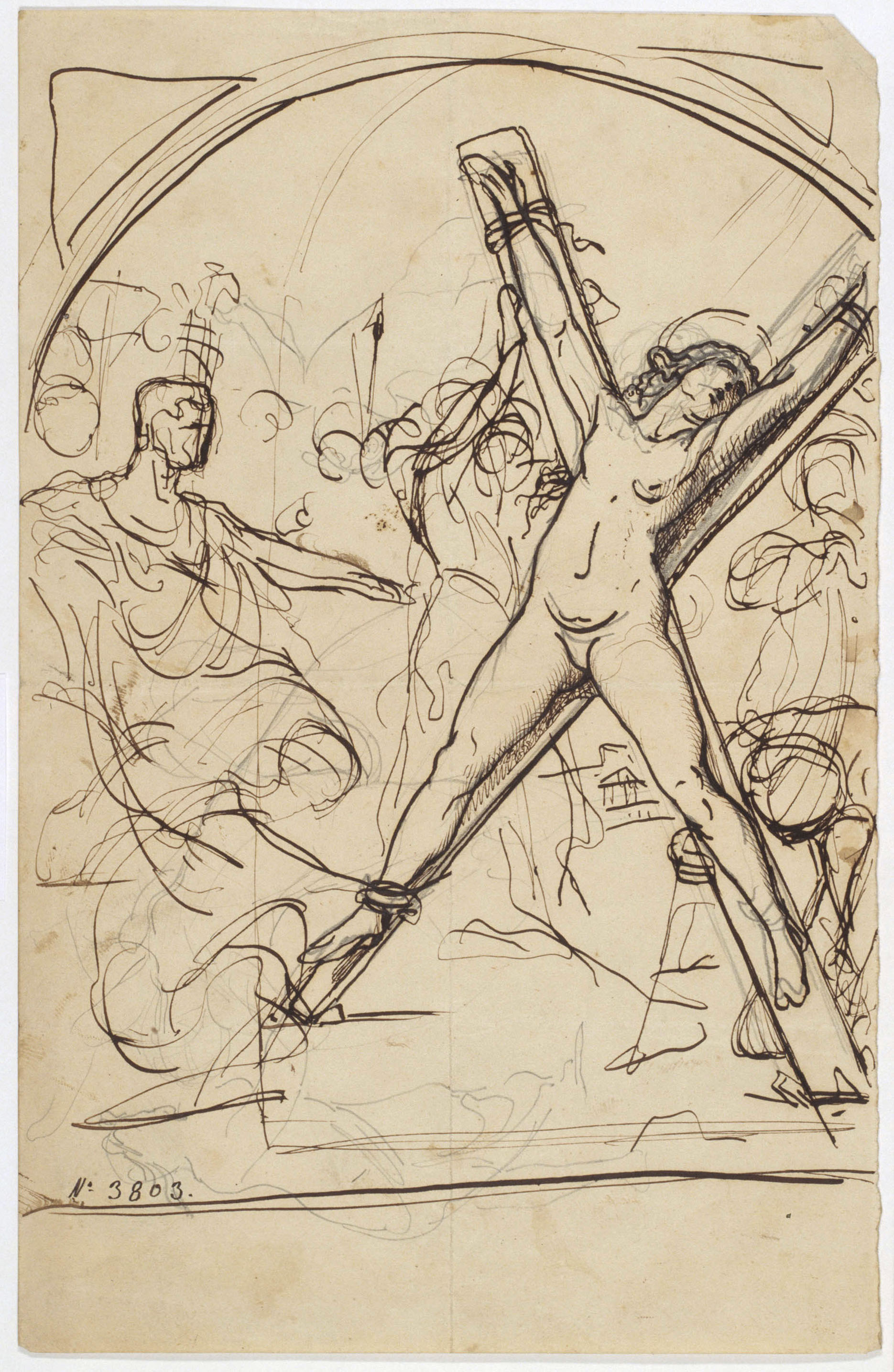 image for: Francesc Torras - Martiri de santa Eulàlia - Cap a 1860-1876