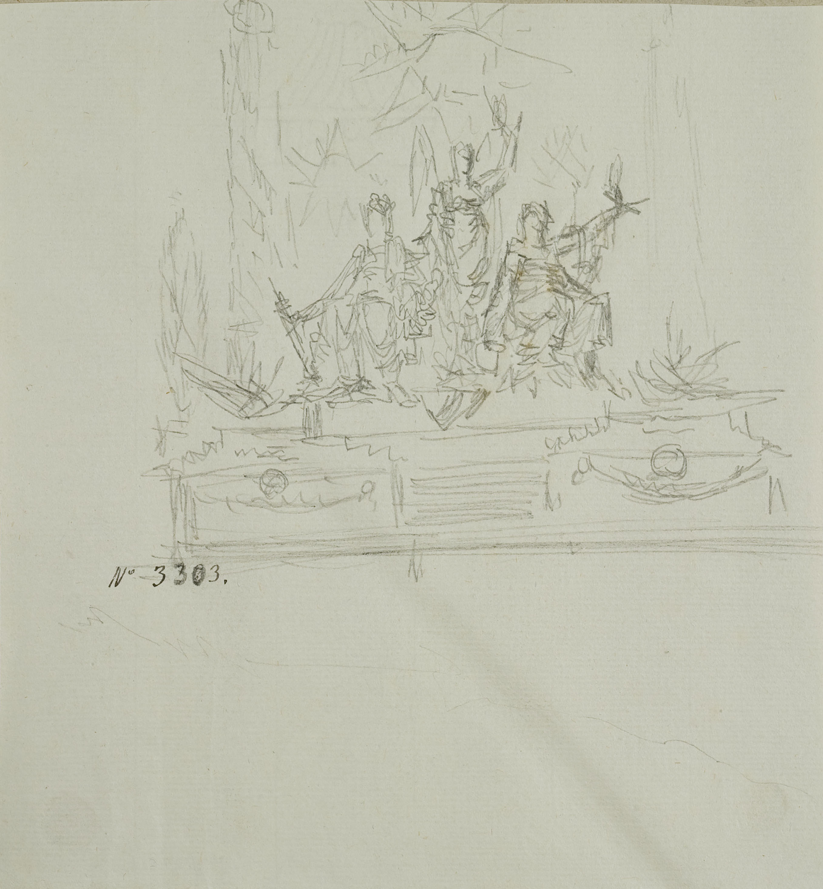 image for: Pau Rigalt - Al·legoria del comerç - Cap a 1800-1820