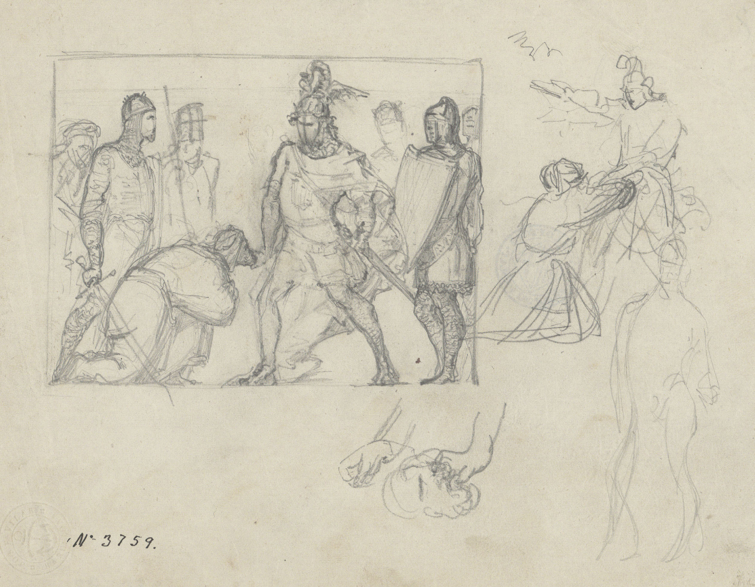 image for: Francesc Torras - La conquesta de Mallorca pel rei Jaume I - Cap a 1859