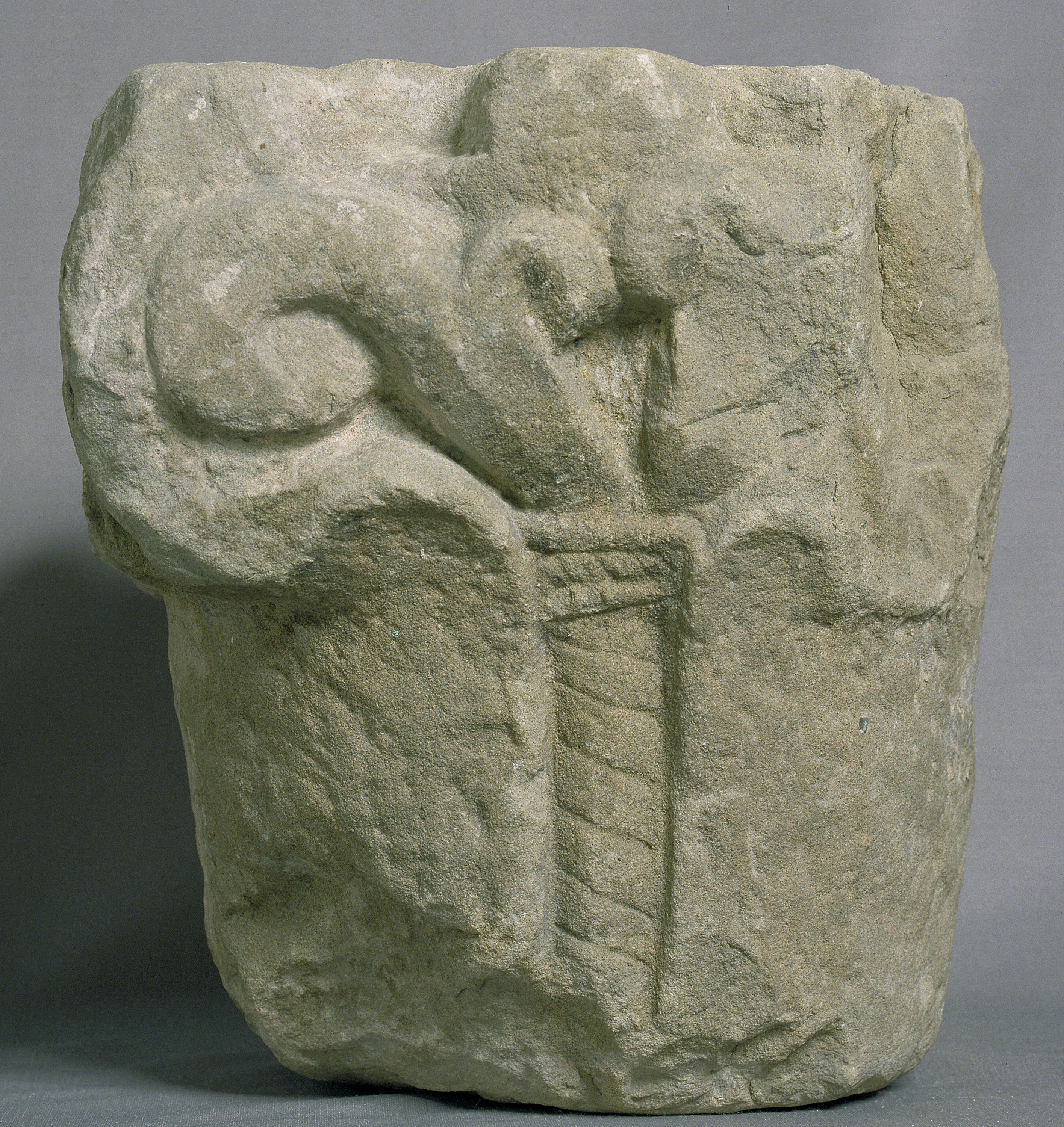 Anònim - Capitell de Castellterçol - Primer terç del segle XI image for: Anònim - Capitell de Castellterçol - Primer terç del segle XI