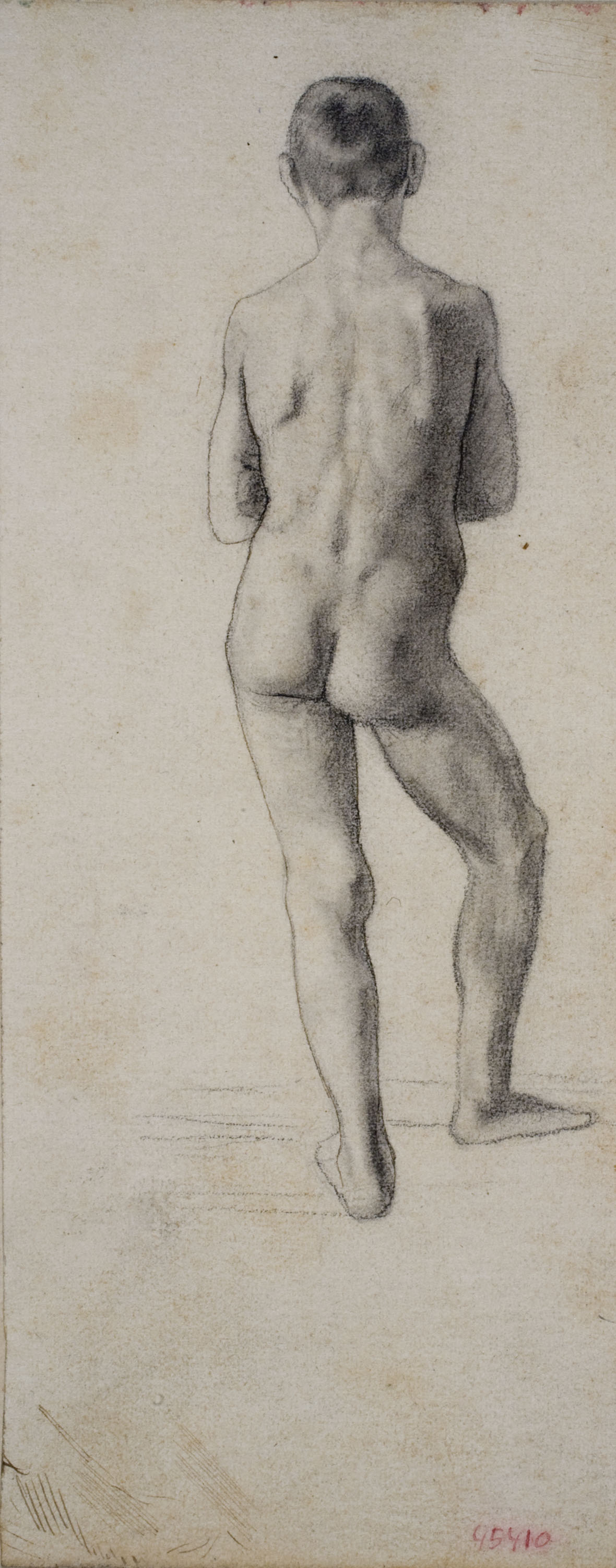 Antoni Fabrés - Estudi de nu masculí - 1871 image for: Antoni Fabrés - Estudi de nu masculí - 1871