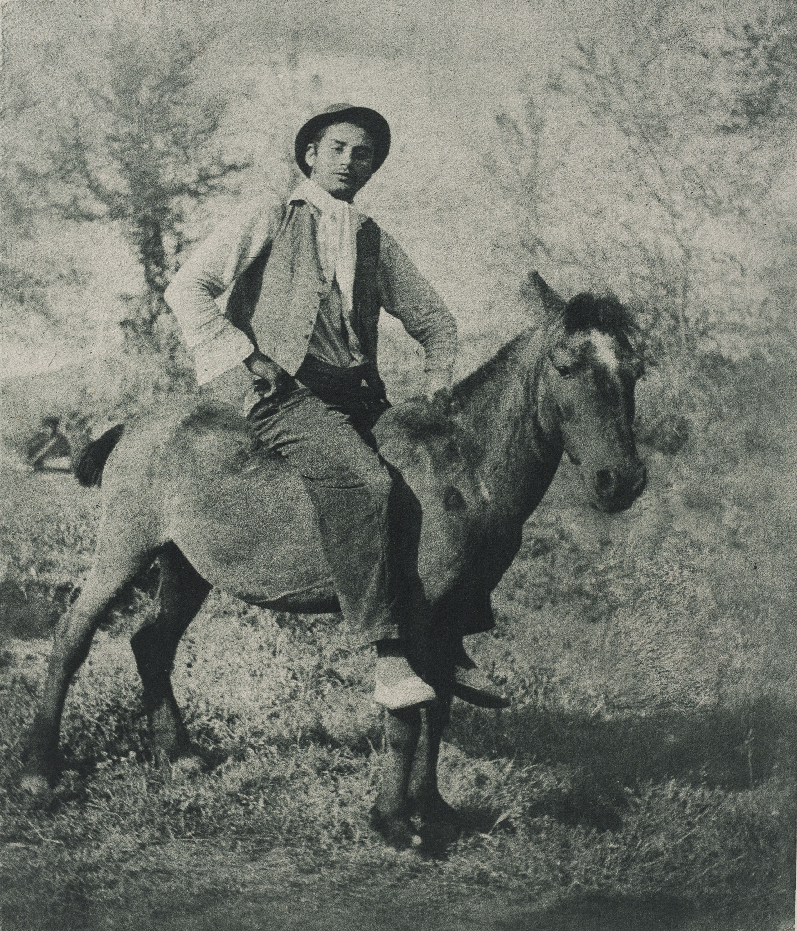 image for: Josep Maria Casals i Ariet - Home a cavall d'un ruc - No datat