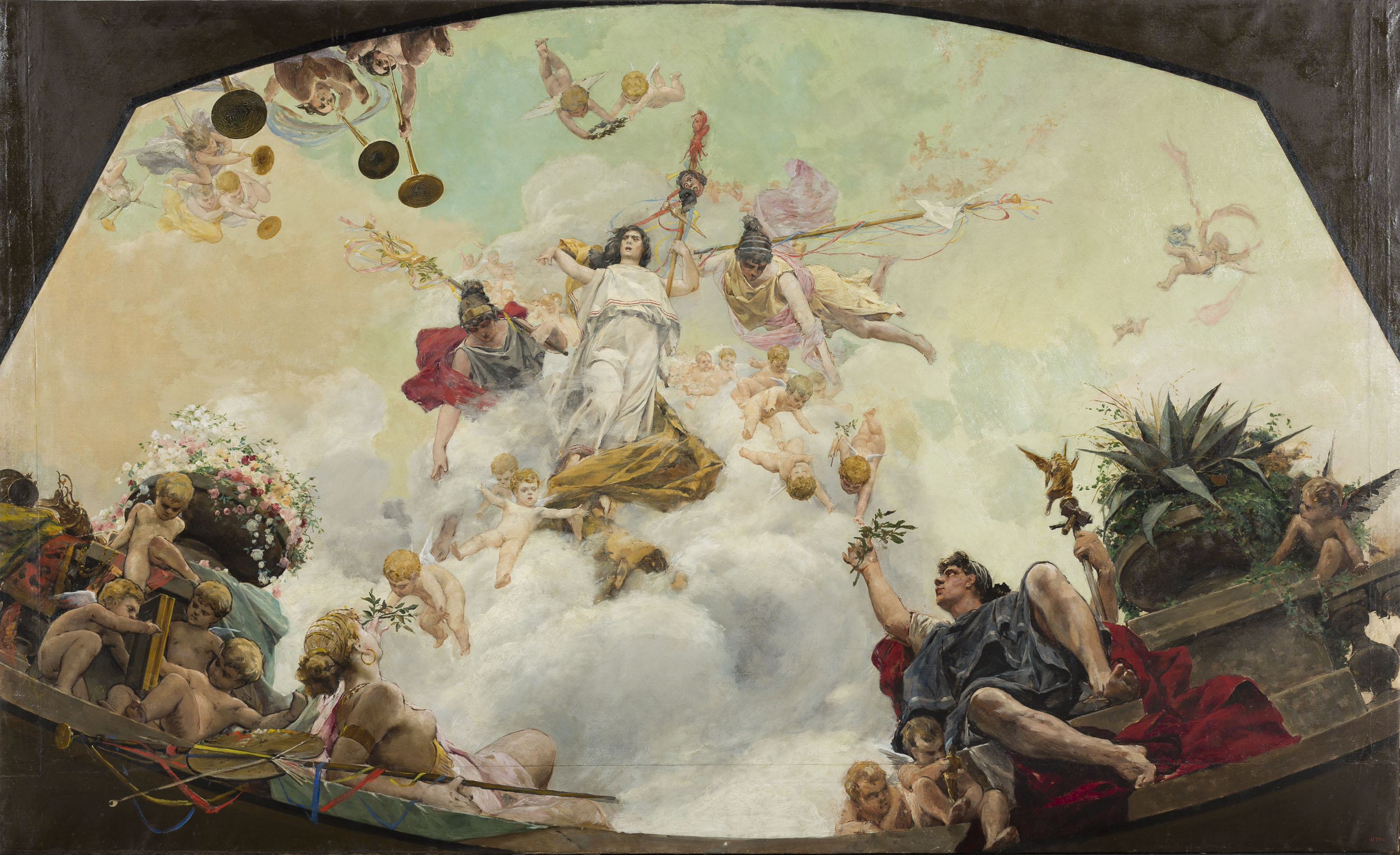 image for: Antoni Fabrés - Triomf de la Comèdia - 1887