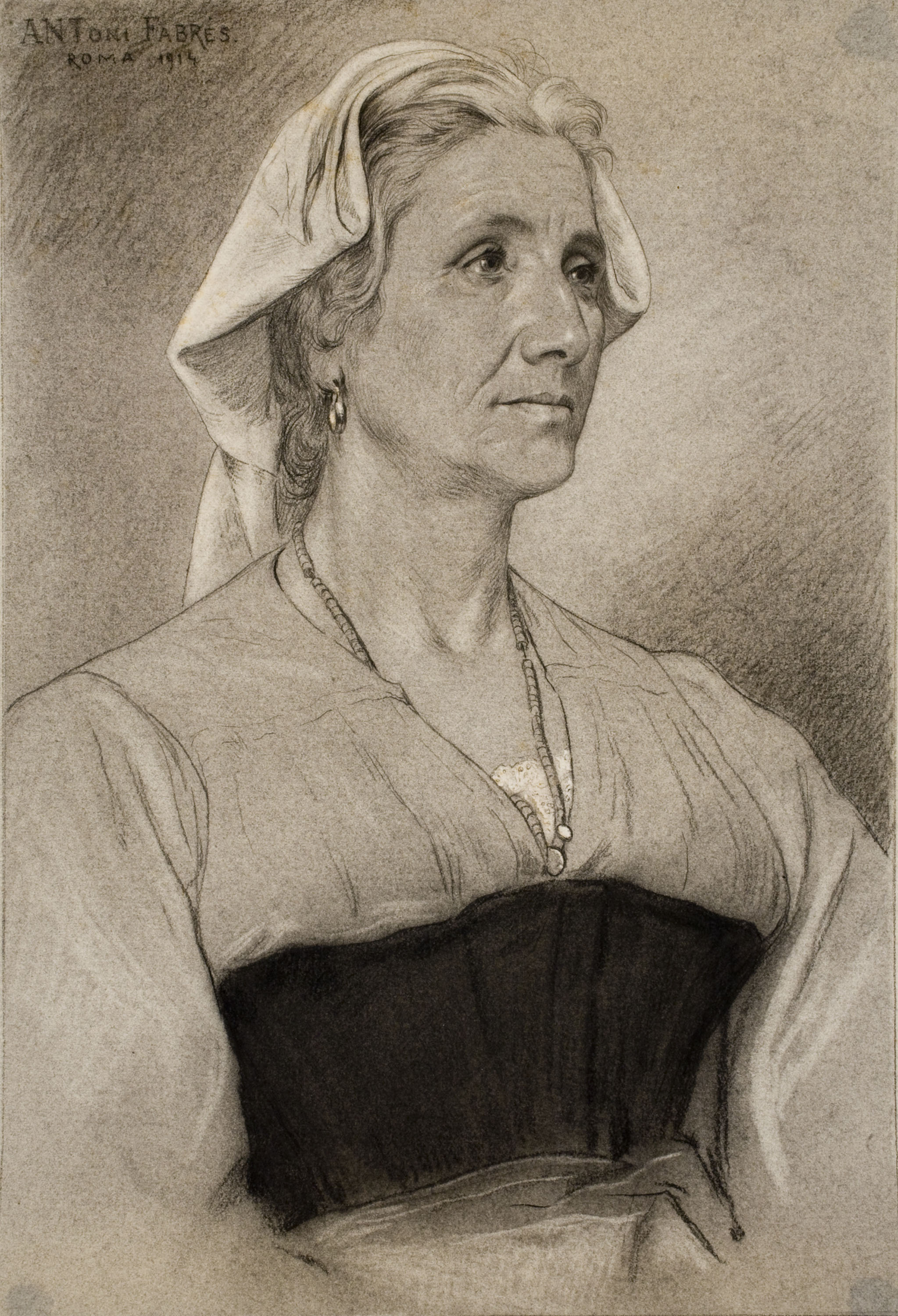 image for: Antoni Fabrés - Camperola italiana - 1914