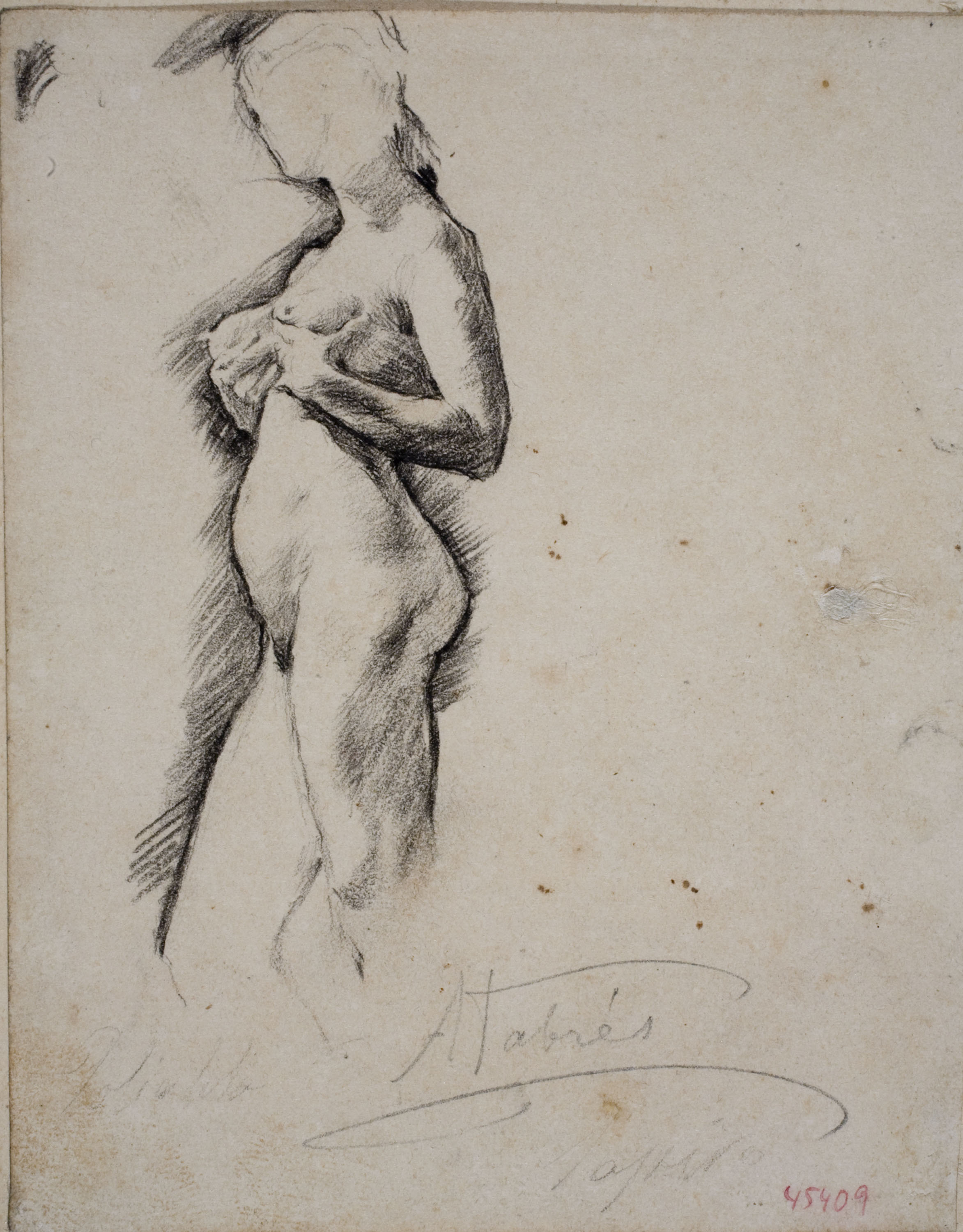 Antoni Fabrés - Nu femení - 1871 image for: Antoni Fabrés - Nu femení - 1871