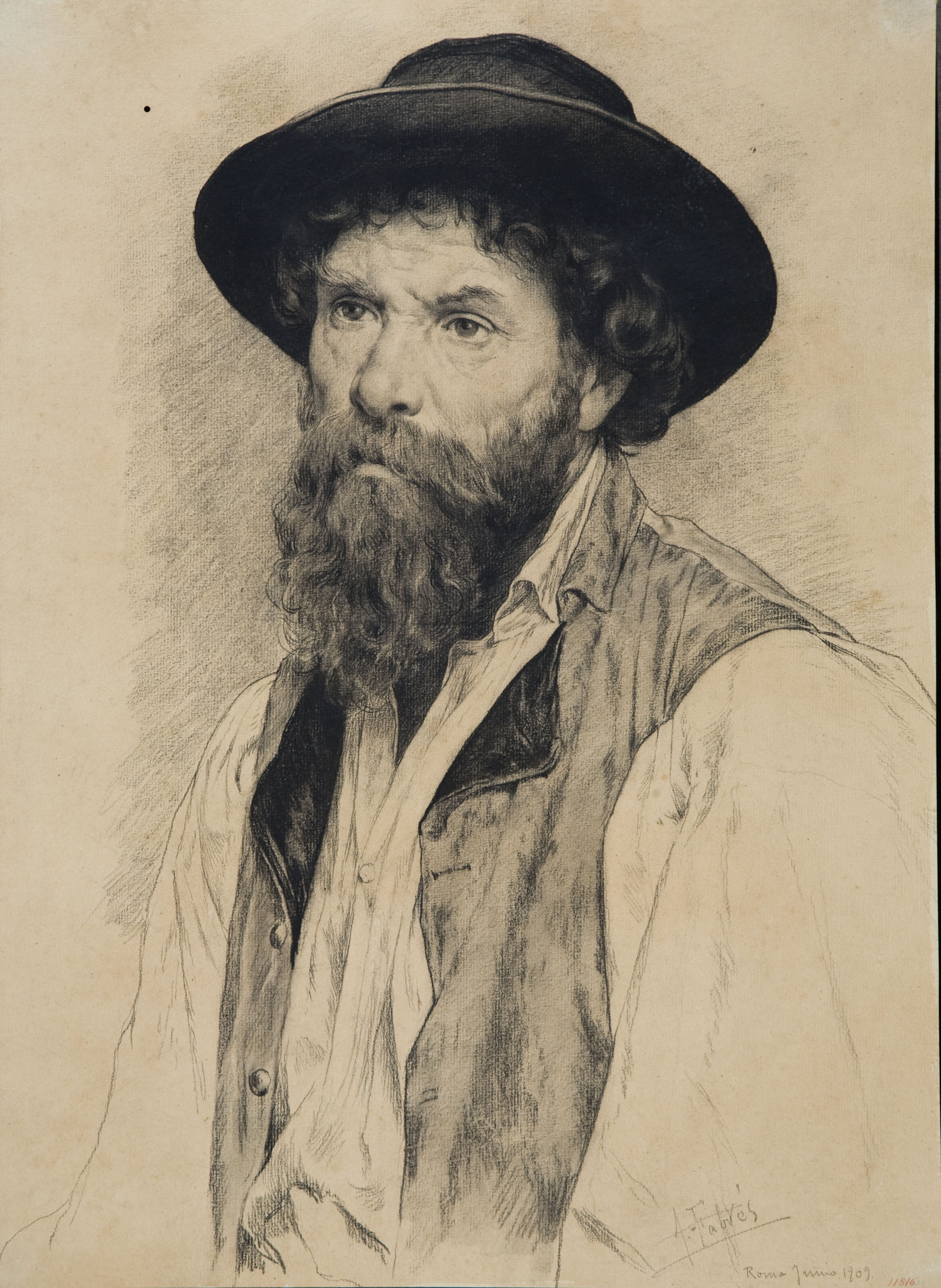 image for: Antoni Fabrés - Camperol italià - 1909