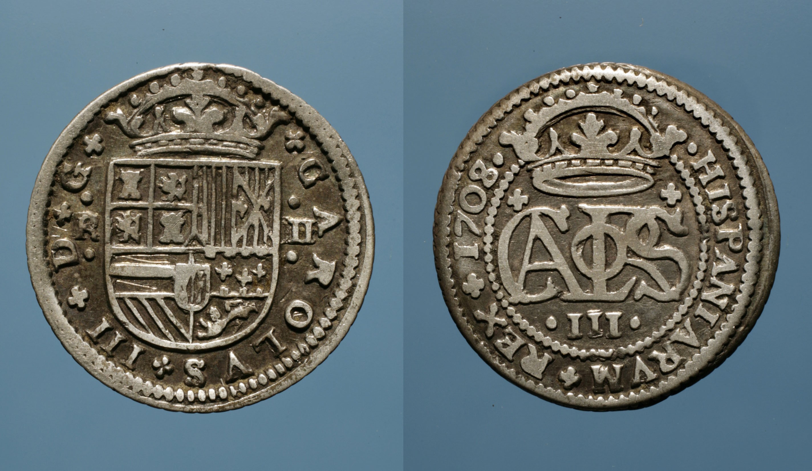 image for: Arxiduc Carles d'Àustria - 2 rals - 1708