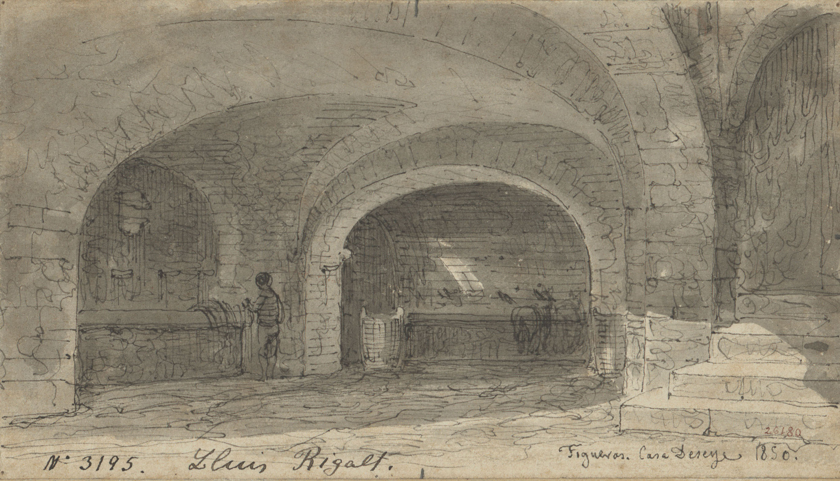 image for: Lluís Rigalt - Figueras. Casa Deseye (Casa Poli Deseia) - 1850