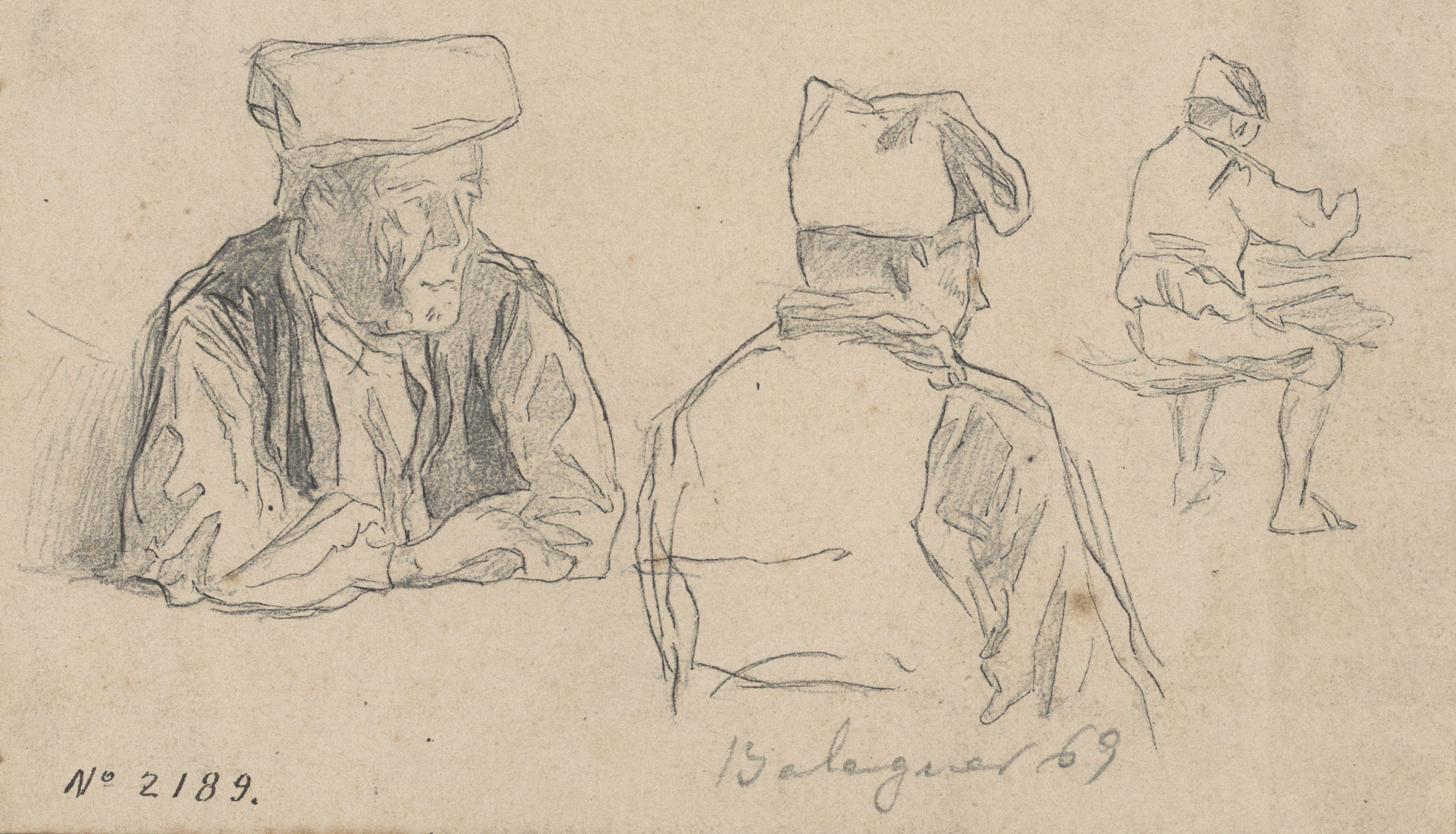 image for: Josep Lluís Pellicer - Apunt de pagesos de Balaguer - 1869