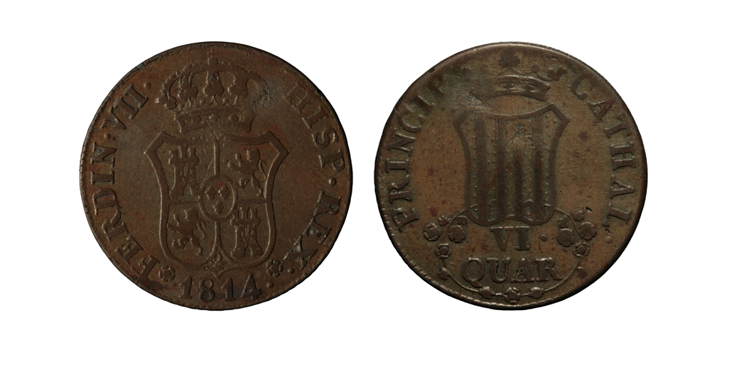 image for: Ferran VII d'Espanya - 6 quartos - 1814