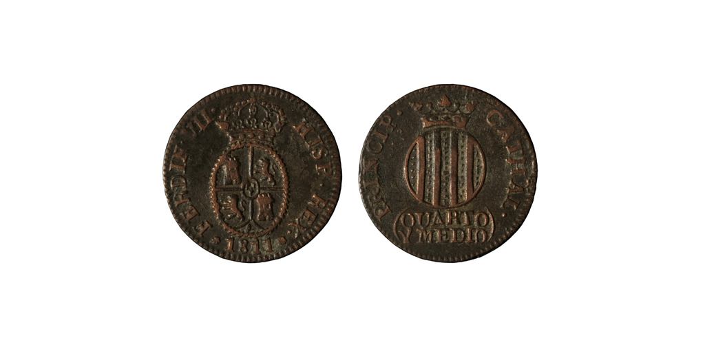 image for: Ferran VII d'Espanya - 1 i 1/2 quarto - 1811