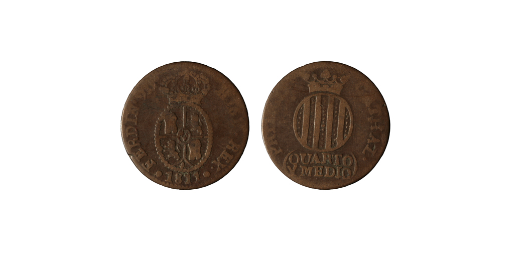 image for: Ferran VII d'Espanya - 1 i 1/2 quarto - 1811