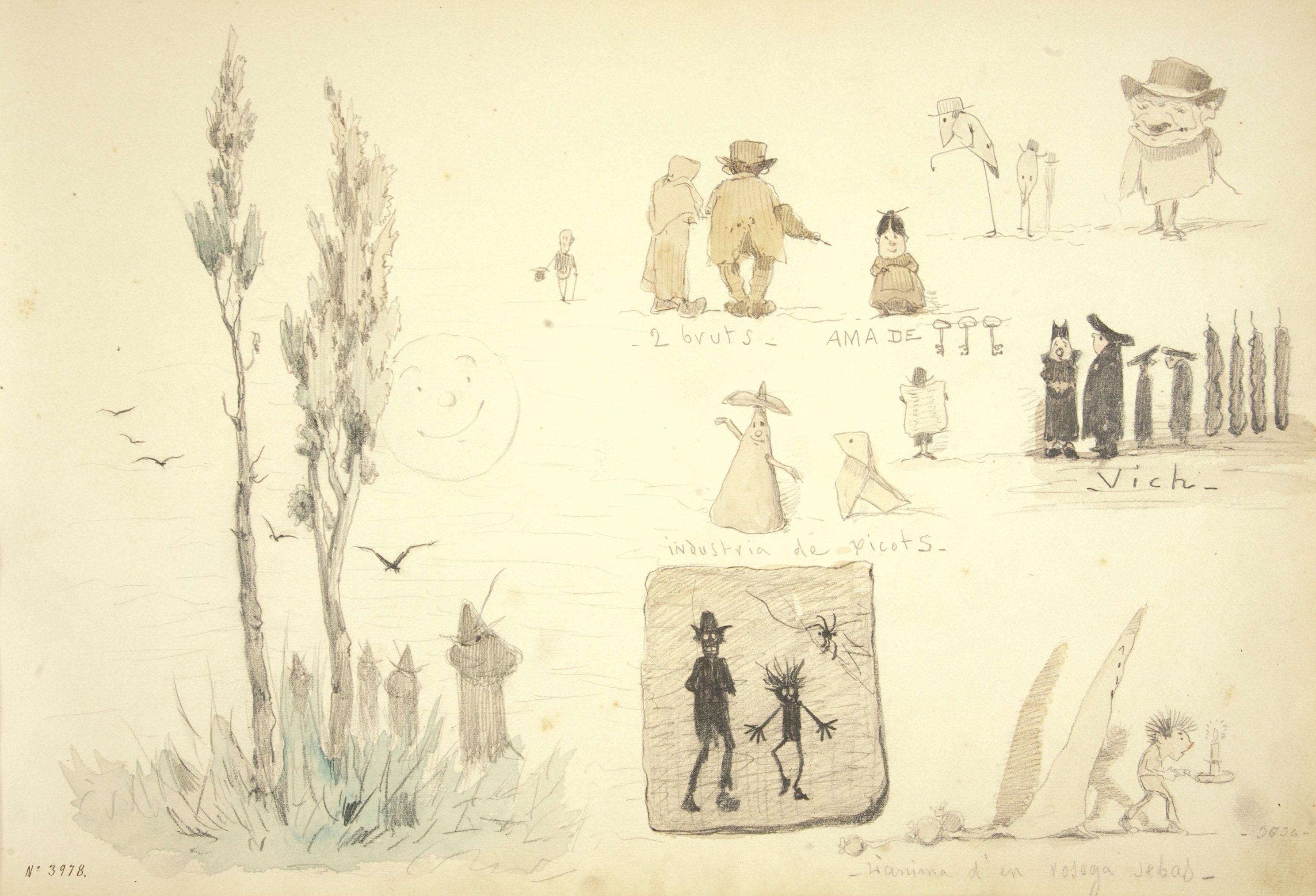 image for: Modest Urgell - Apunts satírics - Cap a 1861