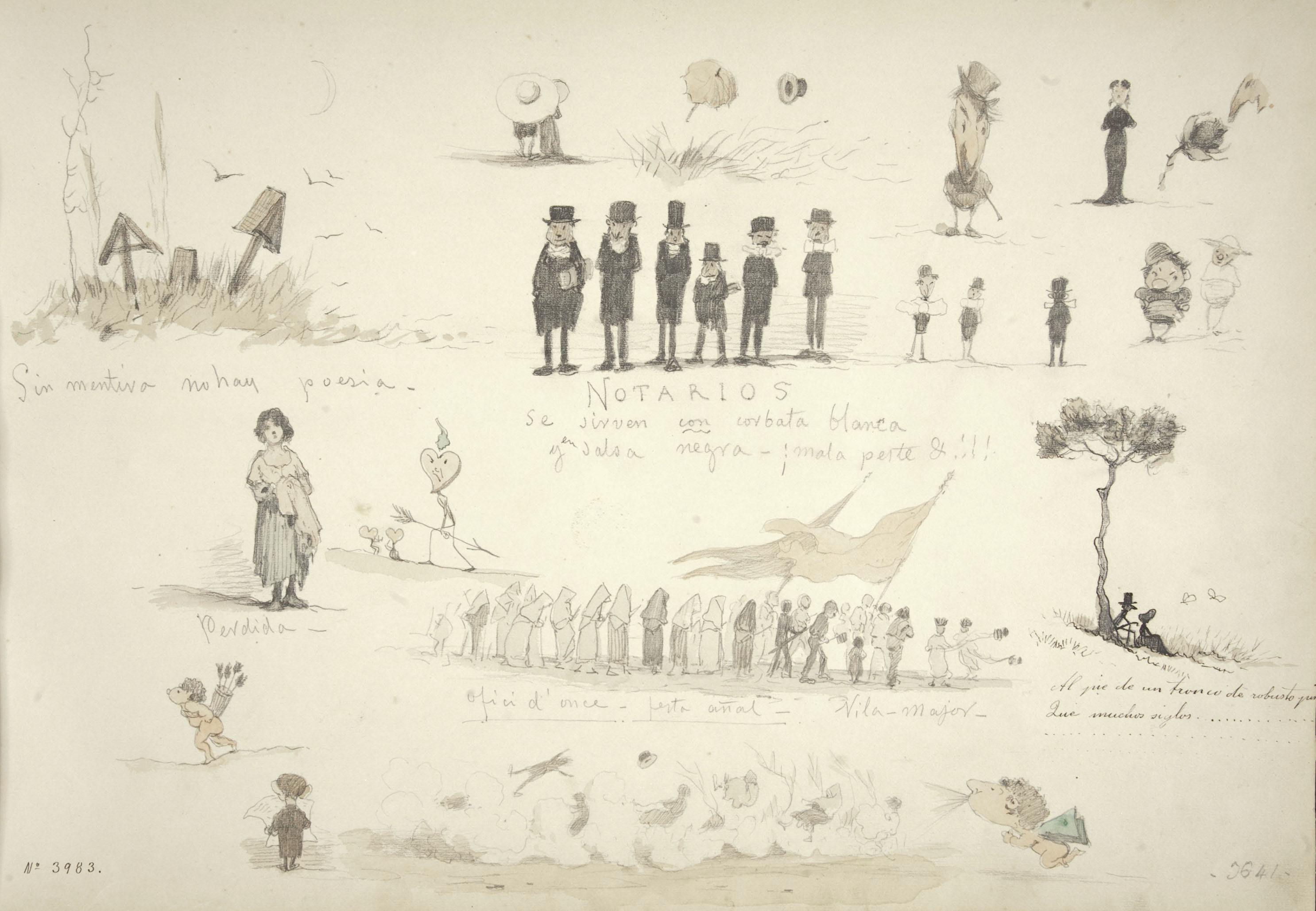 image for: Modest Urgell - Apunts satírics - Cap a 1864
