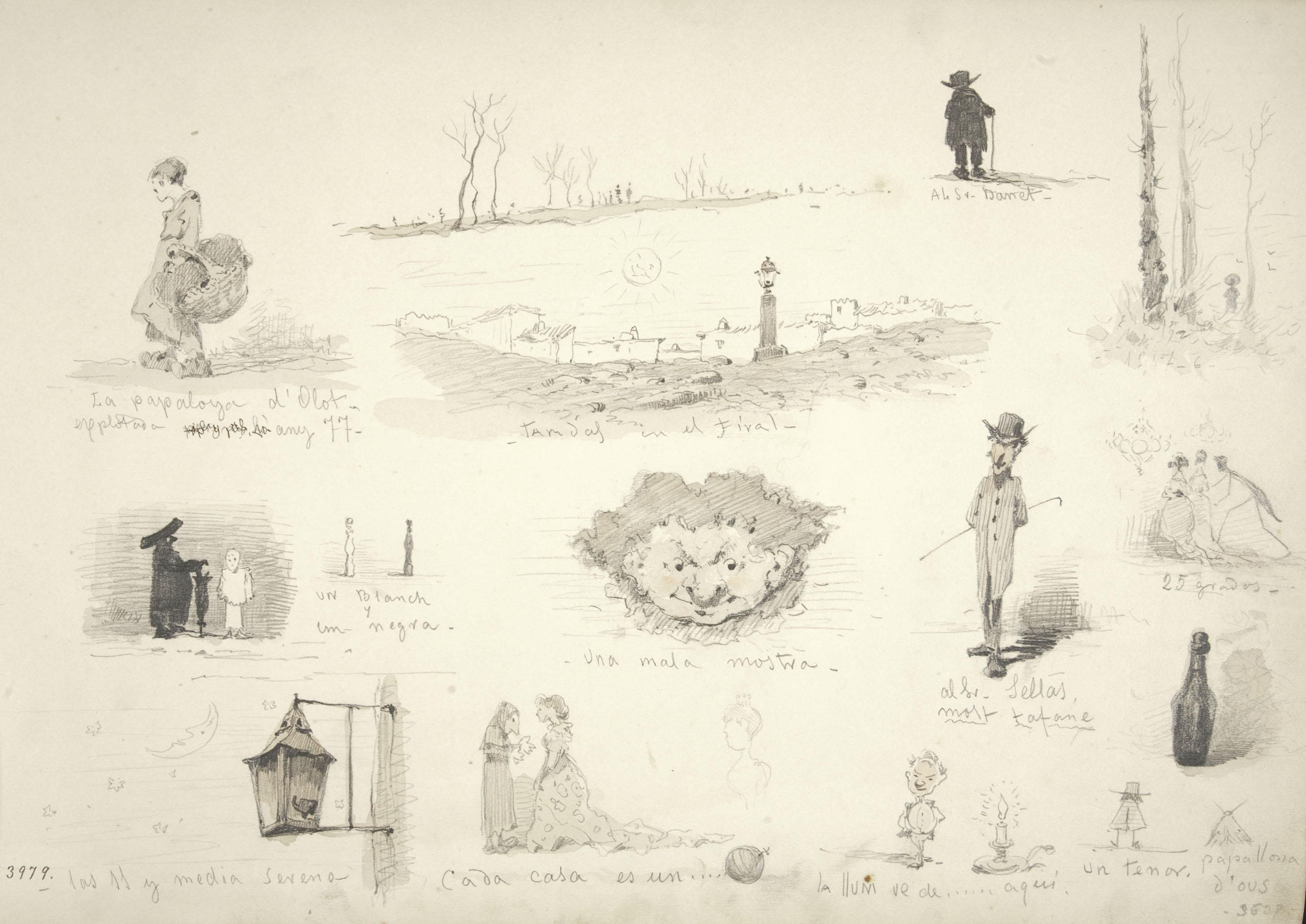 image for: Modest Urgell - Apunts satírics - Cap a 1861