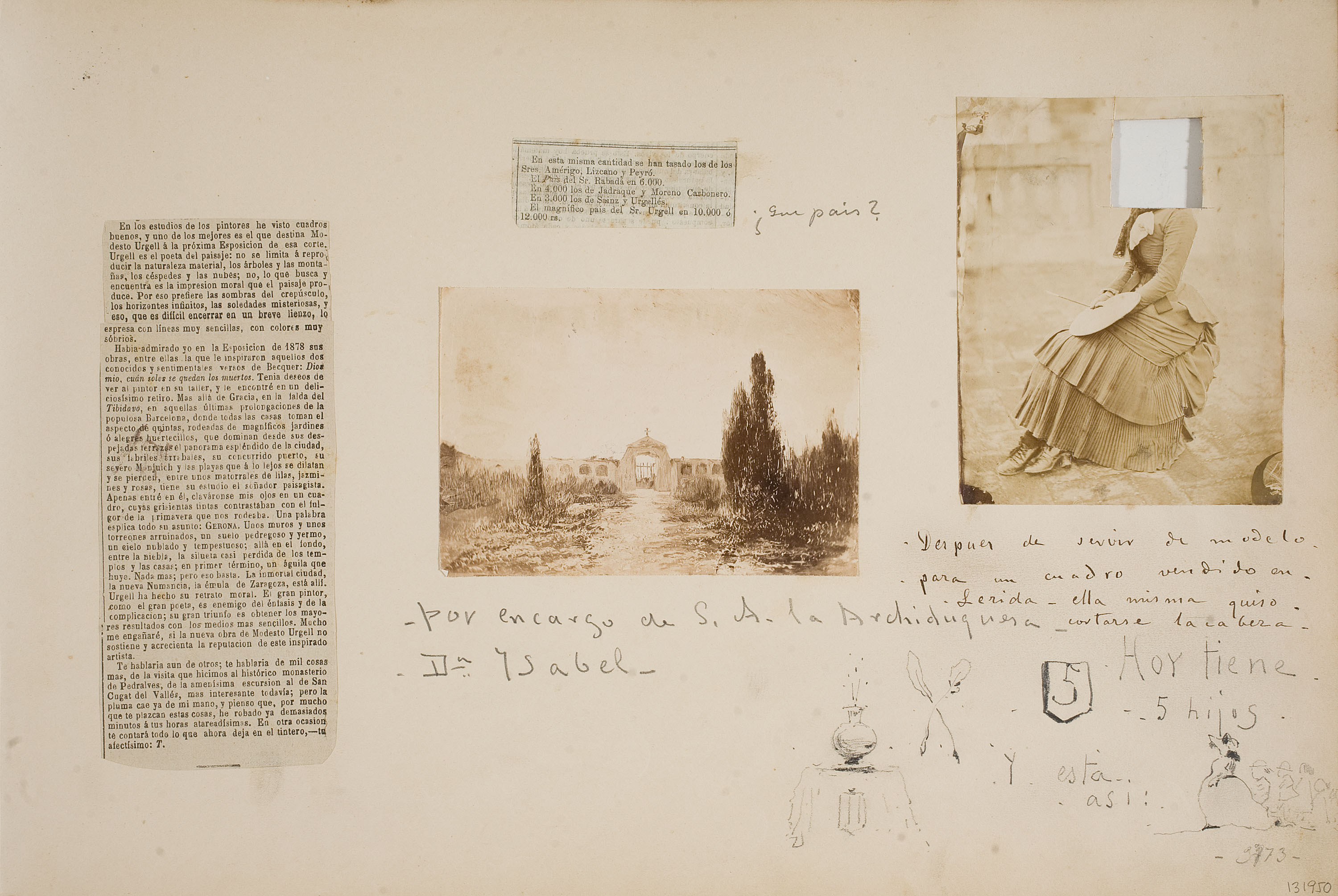 image for: Modest Urgell - Apunts - Cap a 1880