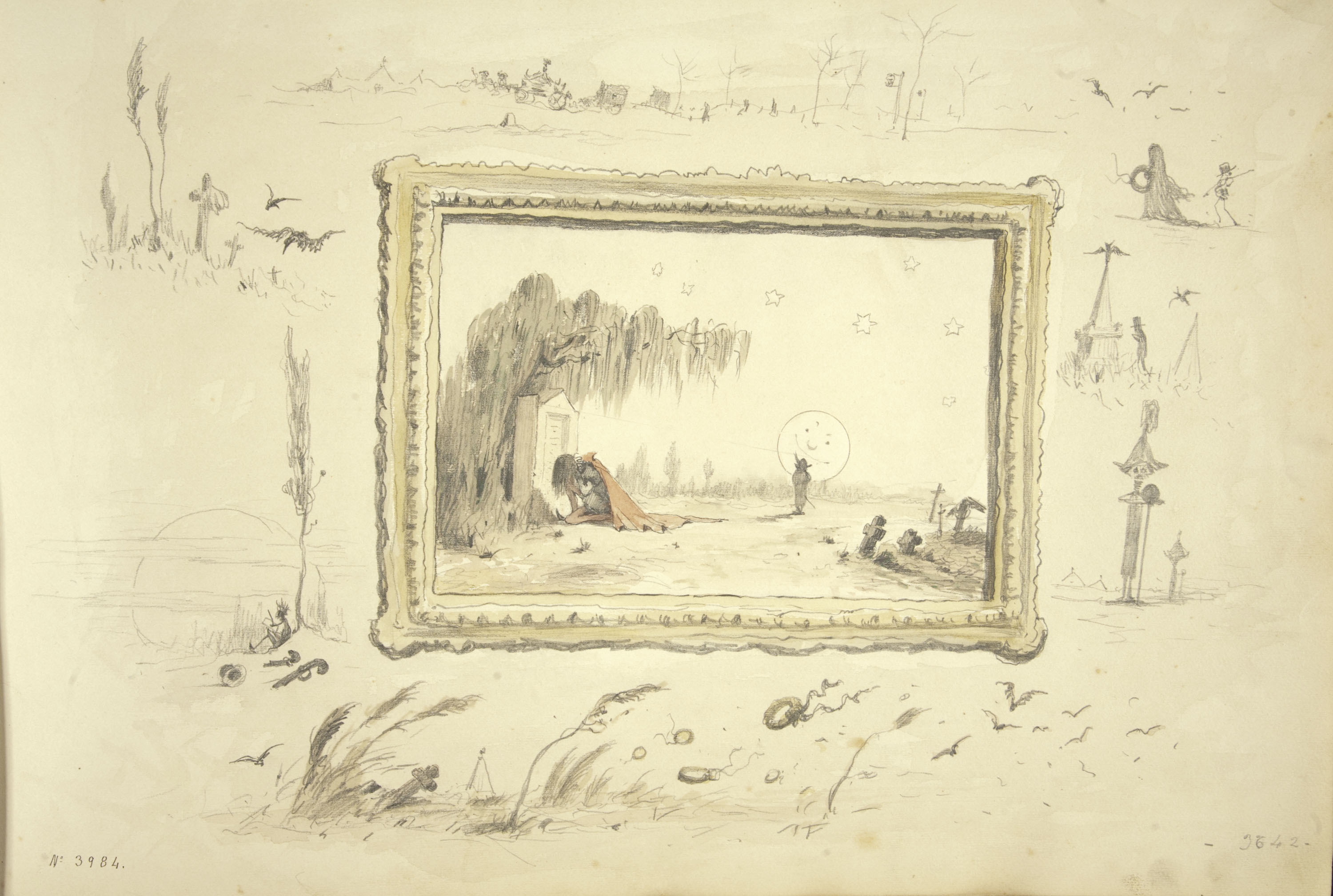 image for: Modest Urgell - Cementiri i altres apunts - Cap a 1864
