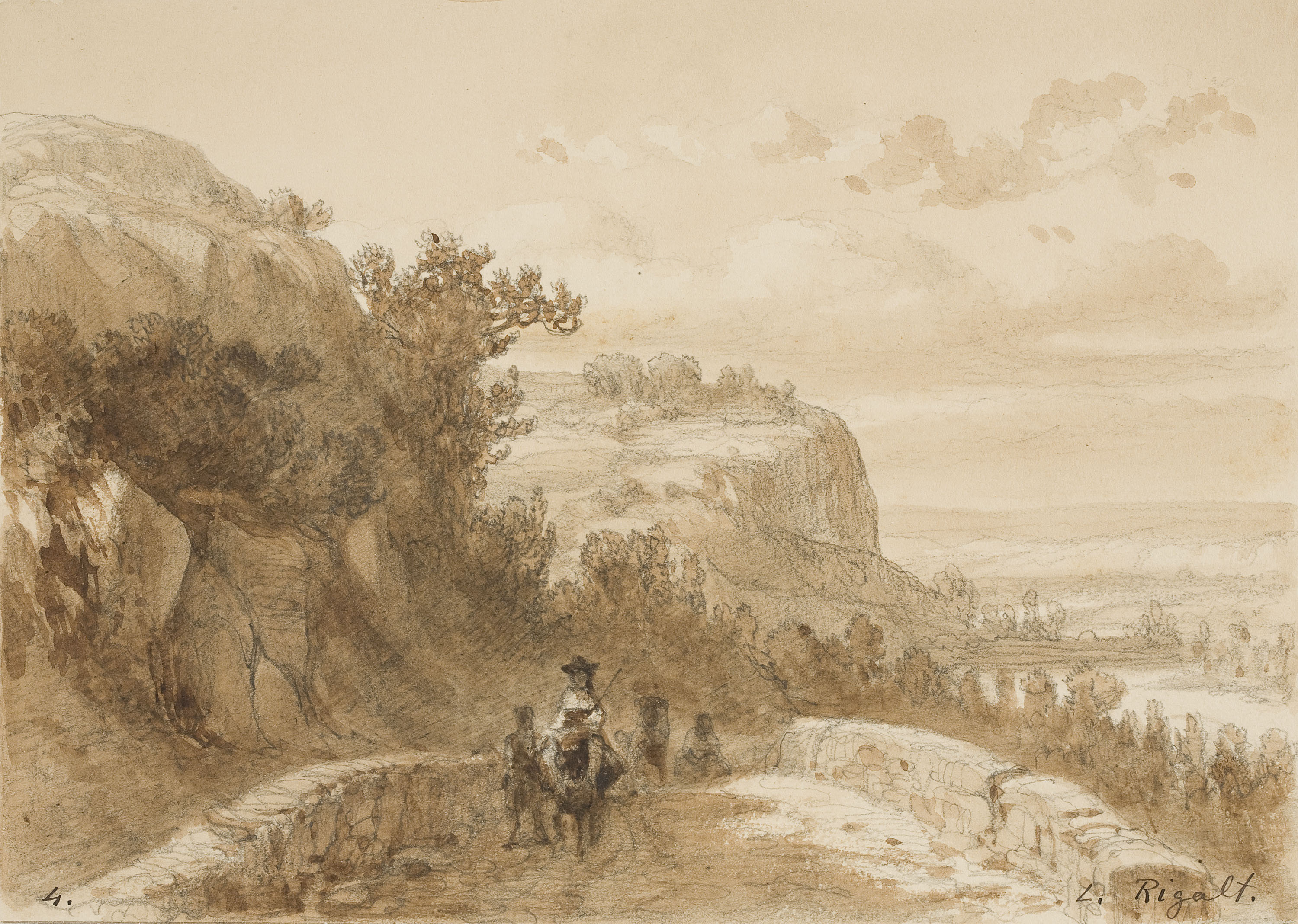 image for: Lluís Rigalt - Camí de carro - Cap a 1874