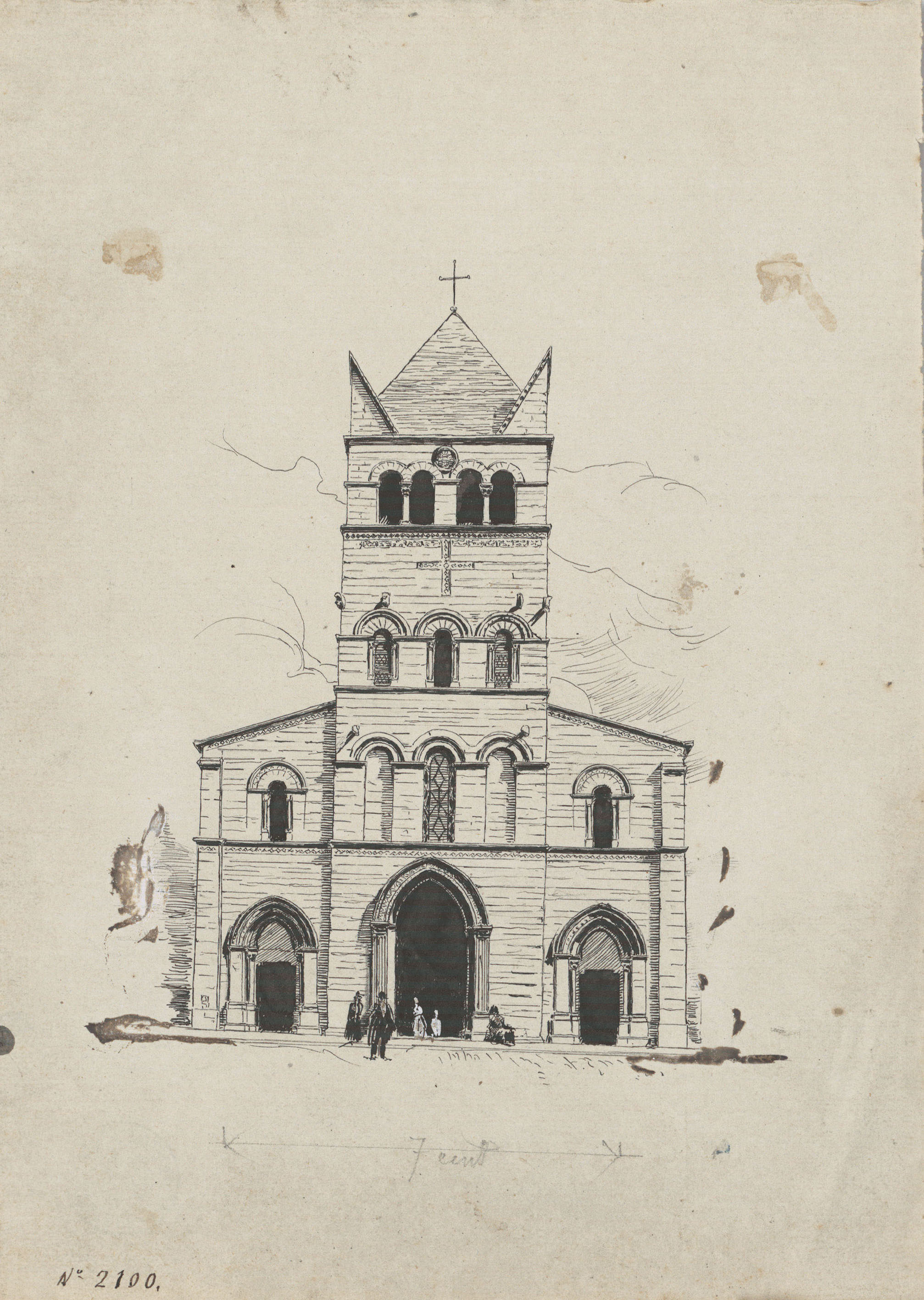 image for: Josep Lluís Pellicer - Església de Sant Martí d'Ainay, Lió - Cap a 1889