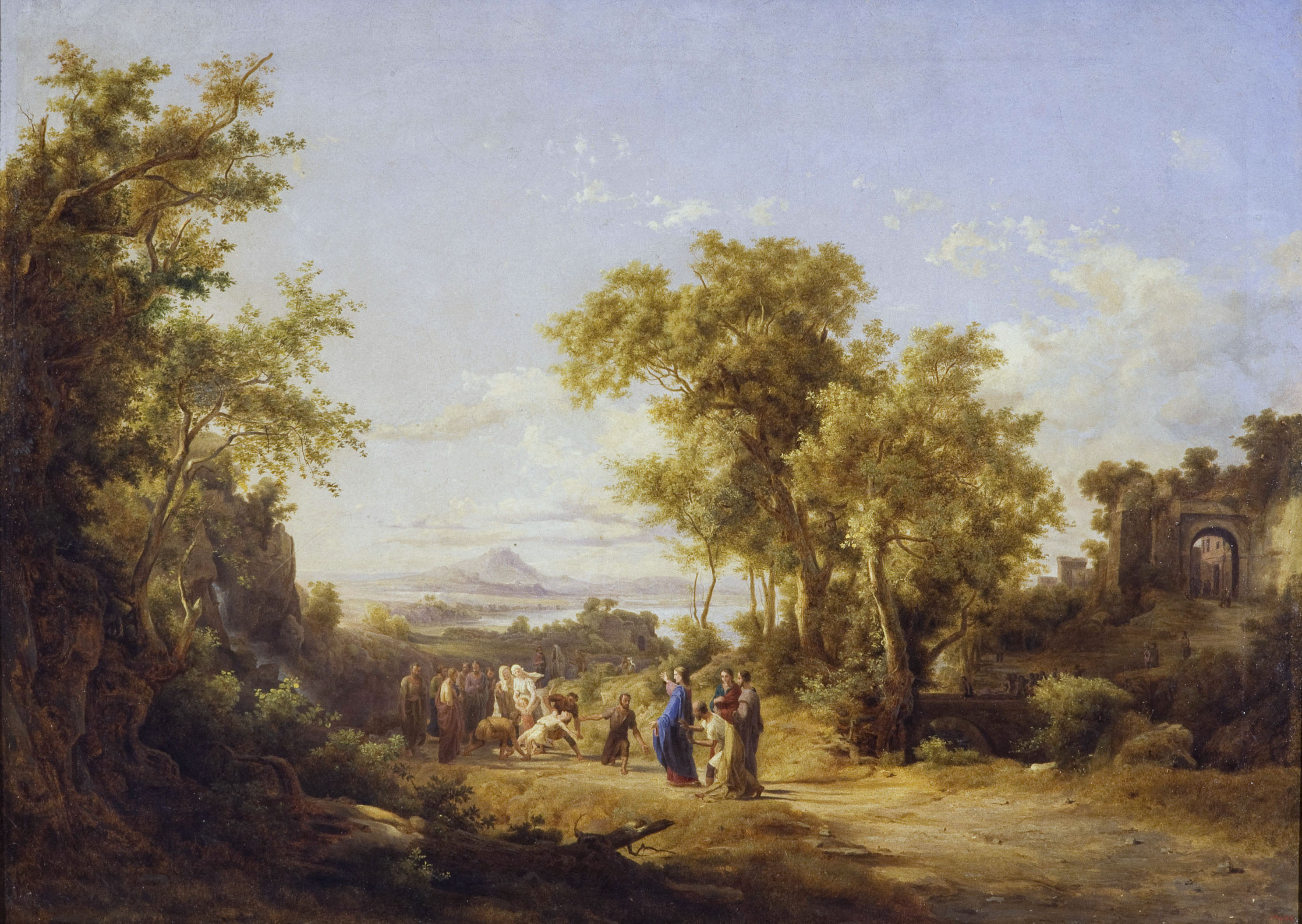 image for: José Maria Velasco - Còpia d'«El retorn del Tabor» de Károly Markó - Cap a 1865