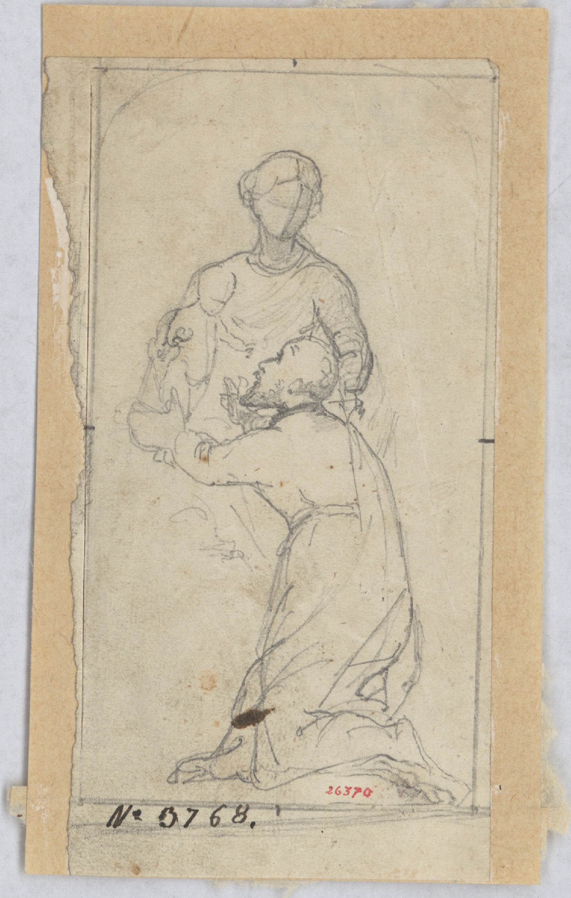 image for: Francesc Torras - Aparició de la Mare de Déu a sant Gaietà - Cap a 1859