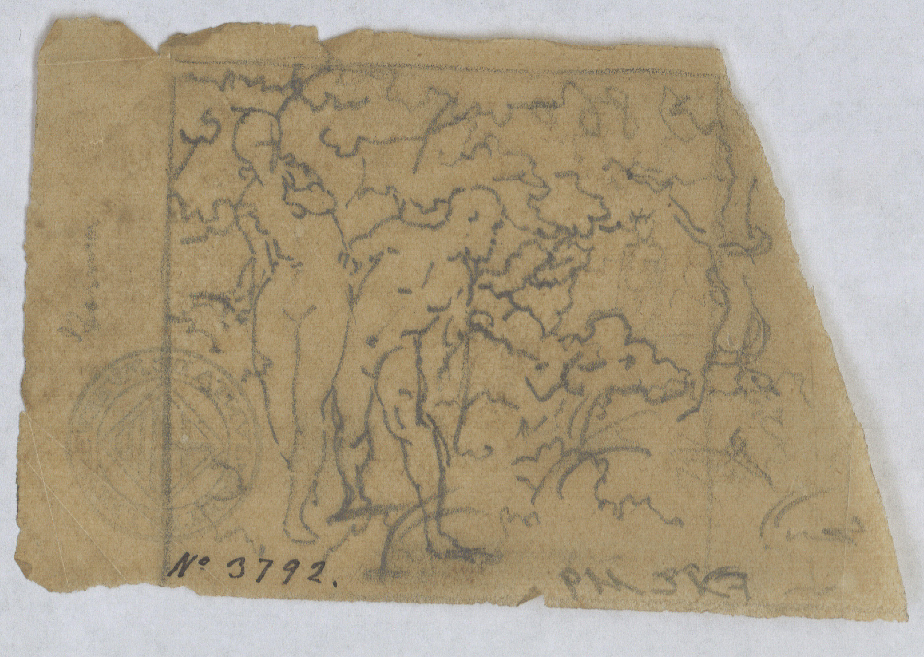 image for: Francesc Torras - Adam i Eva al paradís - Cap a 1850-1860