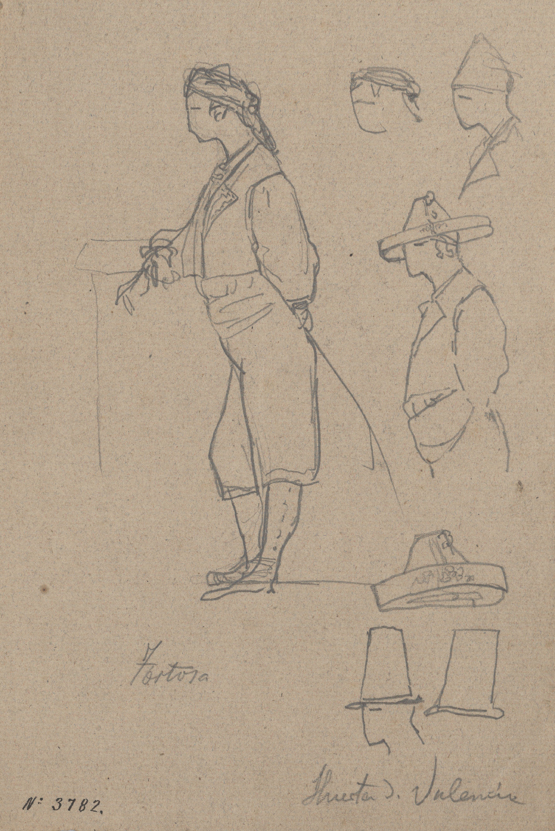 image for: Francesc Torras - Tipus de Tortosa i de l'Horta de València - Cap a 1860-1876