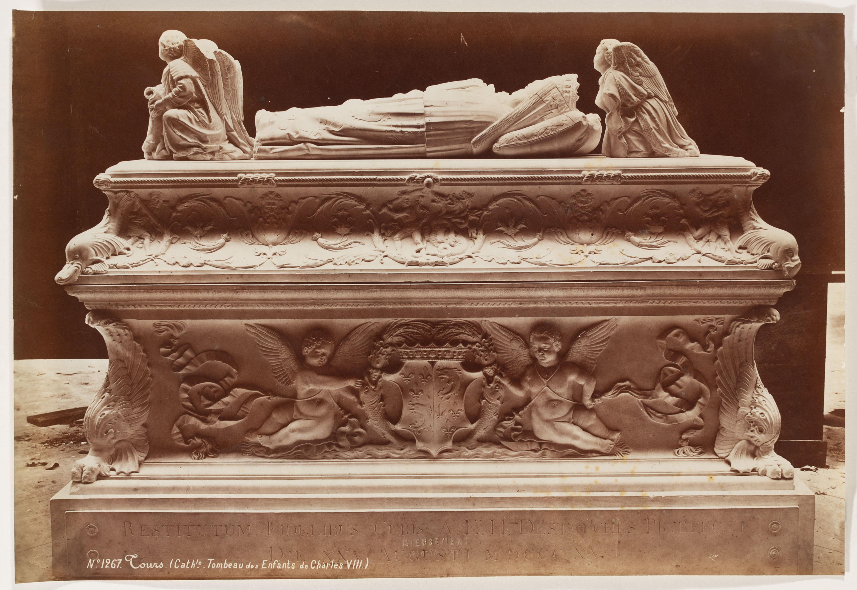 image for: Séraphin-Médéric Mieusement - Tours, Cathédrale. Tombeau des Enfants de Charles VIII - Cap a 1886-1891