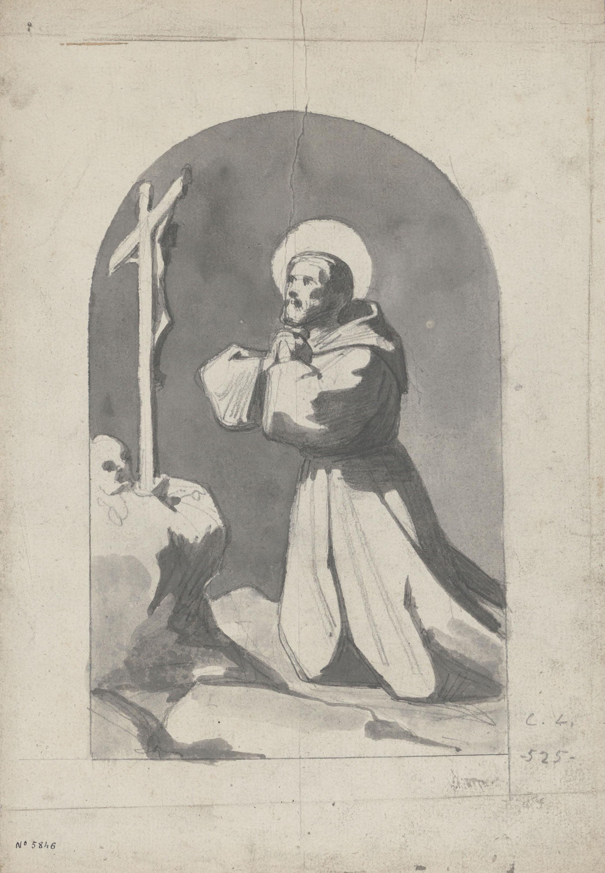 image for: Claudi Lorenzale - Sant Francesc - Cap a 1850-1870