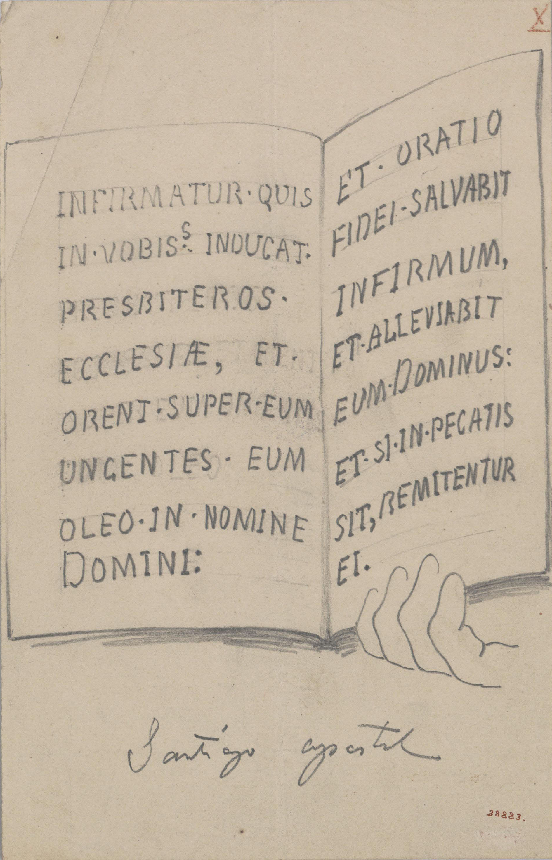 Claudi Lorenzale - Llibre de Sant Jaume Apòstol - Cap a 1850-1870 image for: Claudi Lorenzale - Llibre de Sant Jaume Apòstol - Cap a 1850-1870