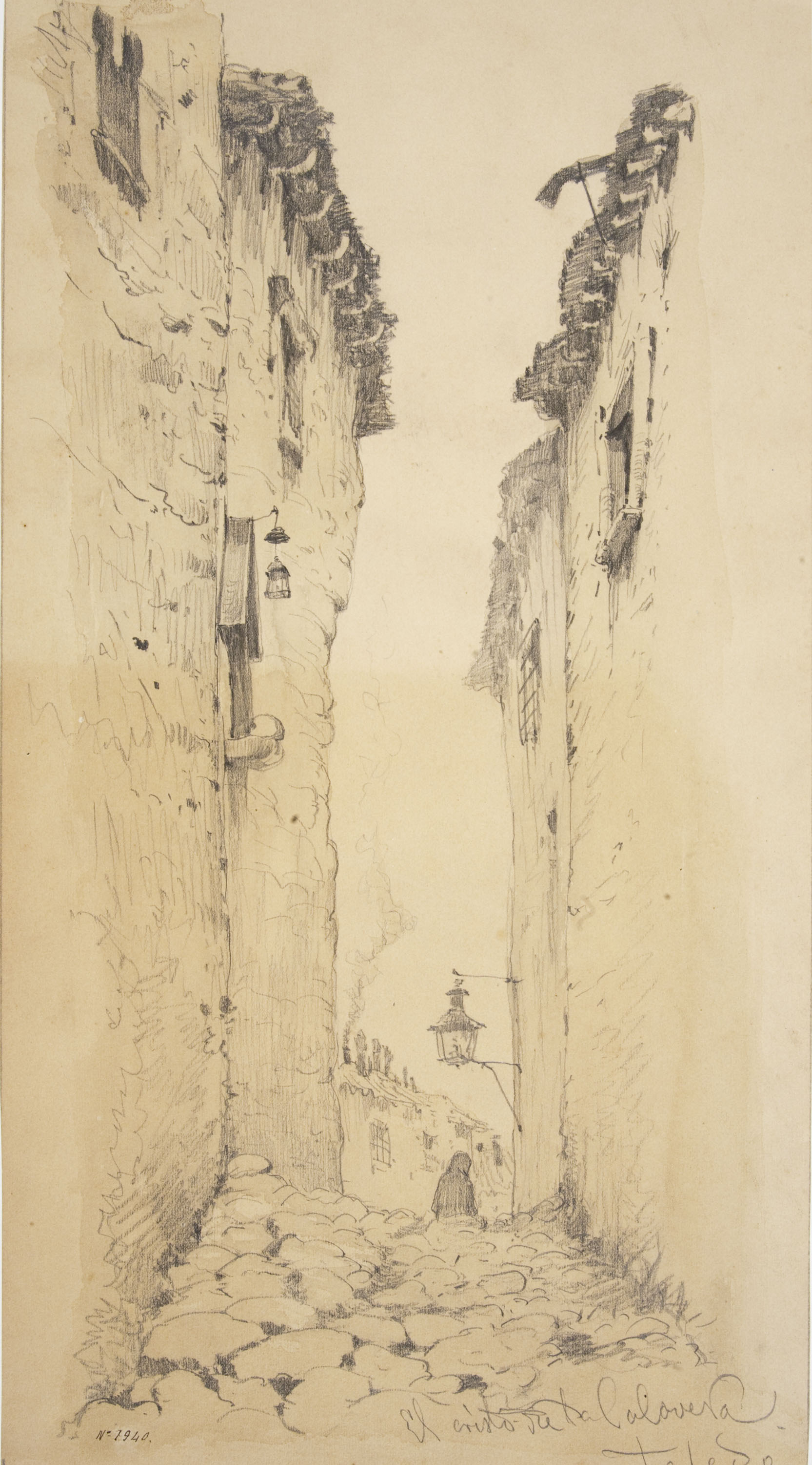 image for: Modest Urgell - Carrer del Cristo de la Calavera a Toledo - Cap a 1876