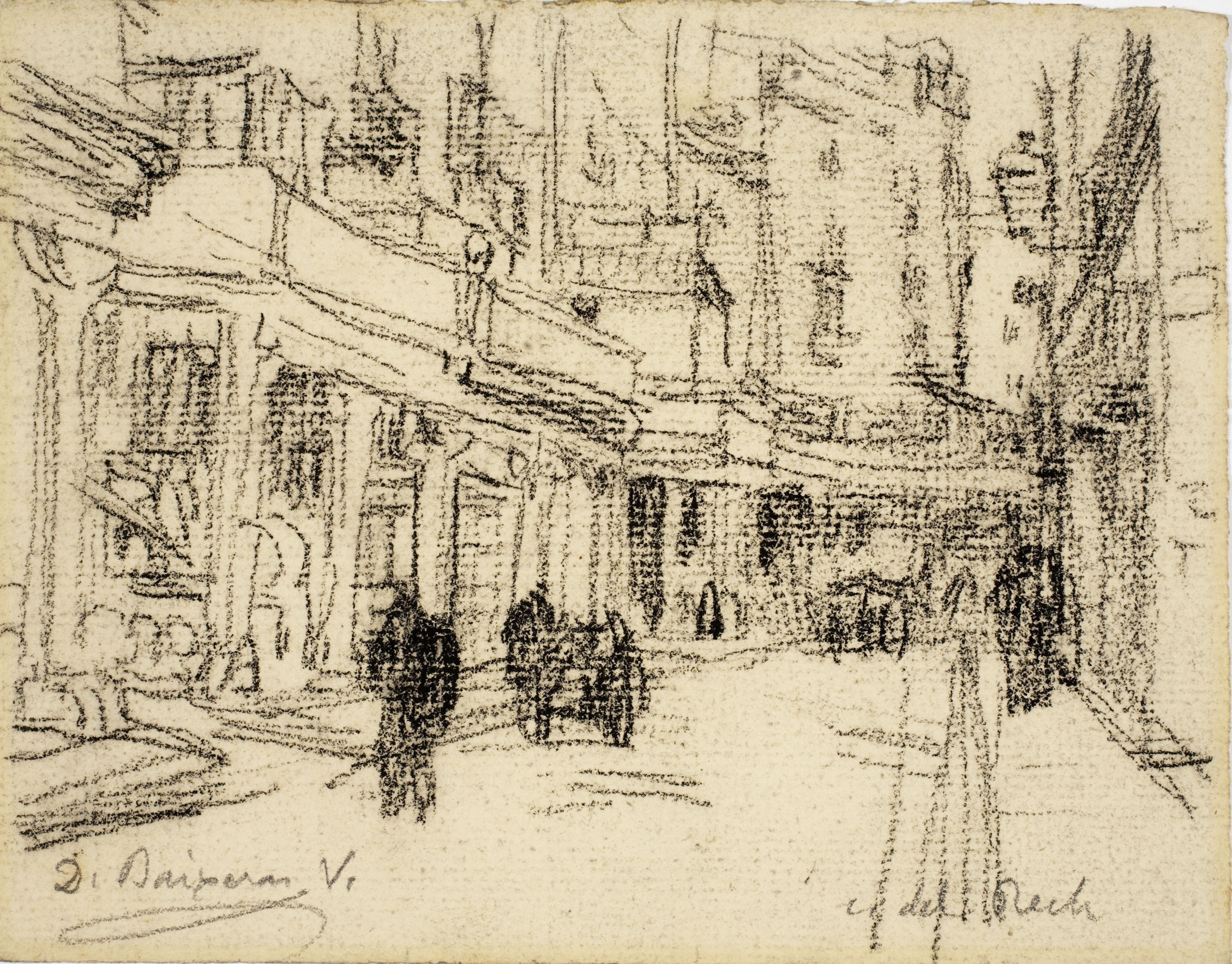 Dionís Baixeras - Carrer del Rec - Cap a 1908 image for: Dionís Baixeras - Carrer del Rec - Cap a 1908