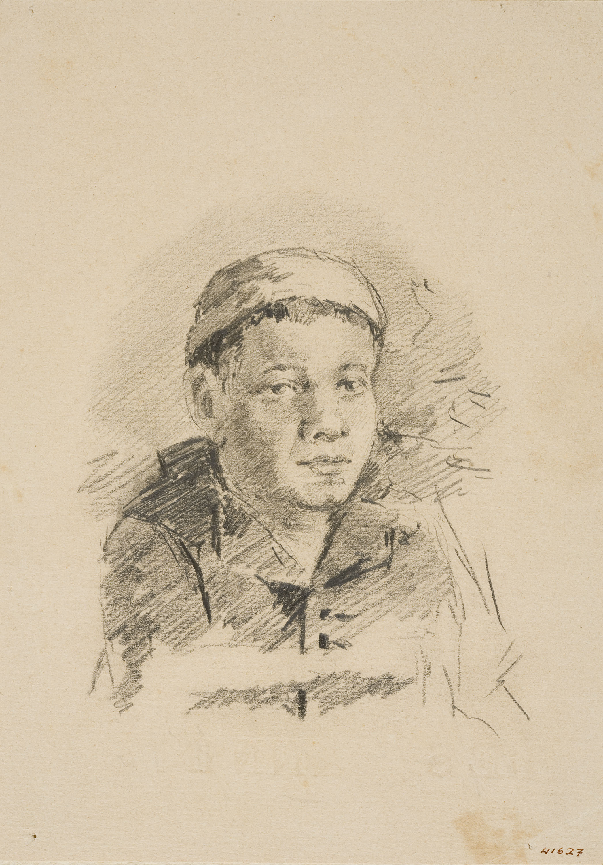 Francesc Gimeno - Noi de cara - Cap a 1878-1880 image for: Francesc Gimeno - Noi de cara - Cap a 1878-1880